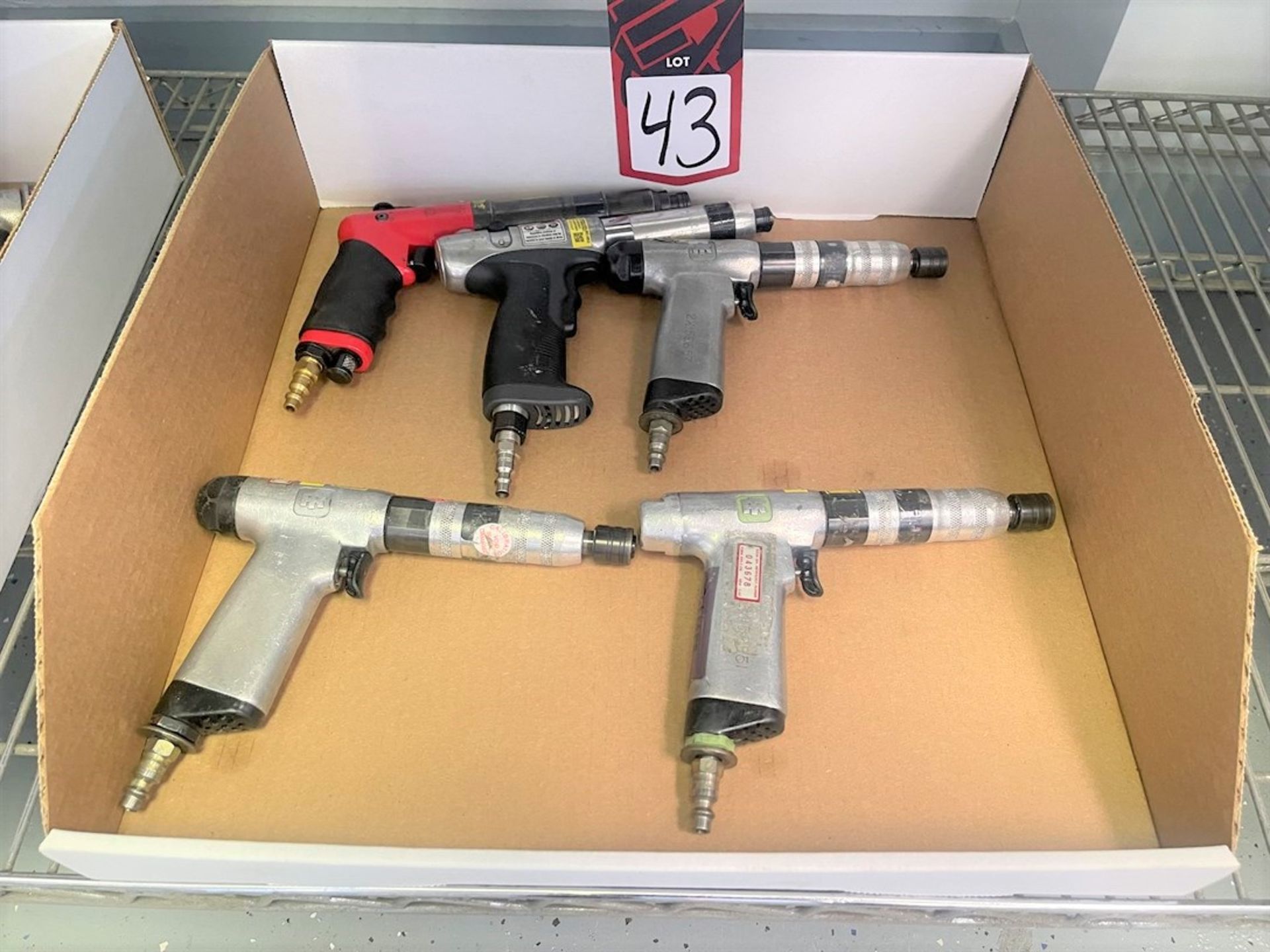 Lot of Assorted Pistol Type Pneumatic Tools