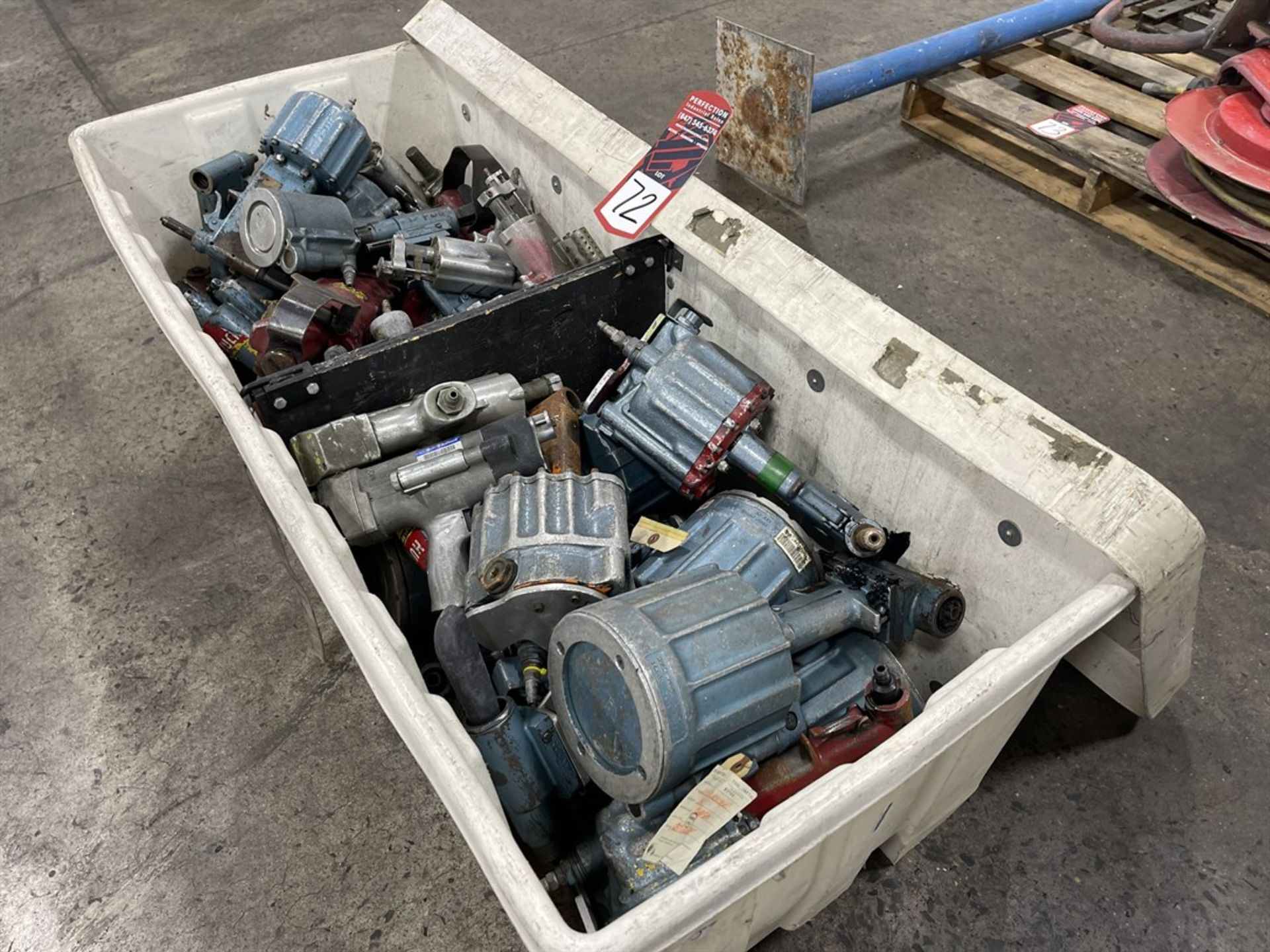 Pallet of Assorted Pneumatic Tools