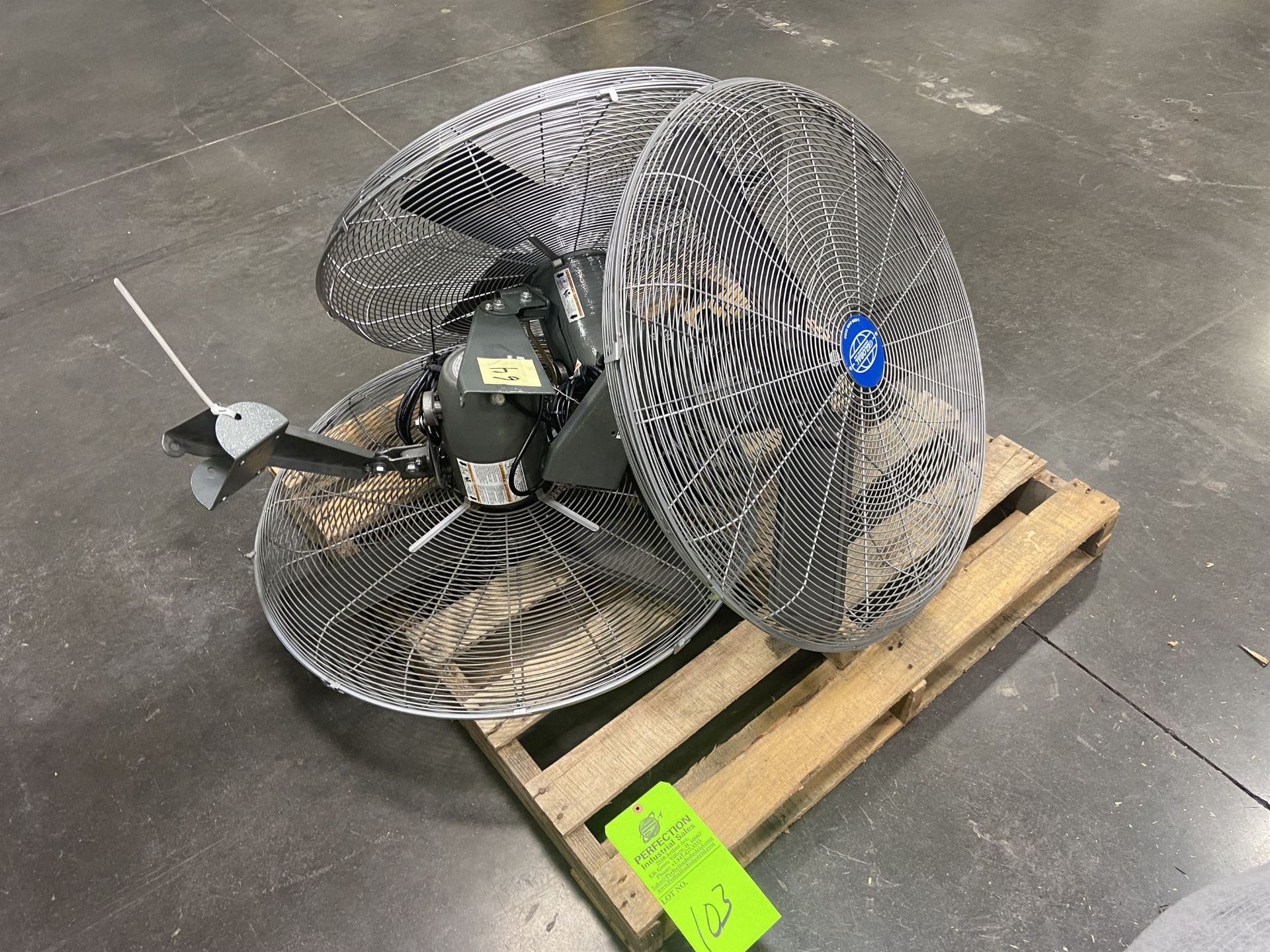 Lot of (3) Shop Fans