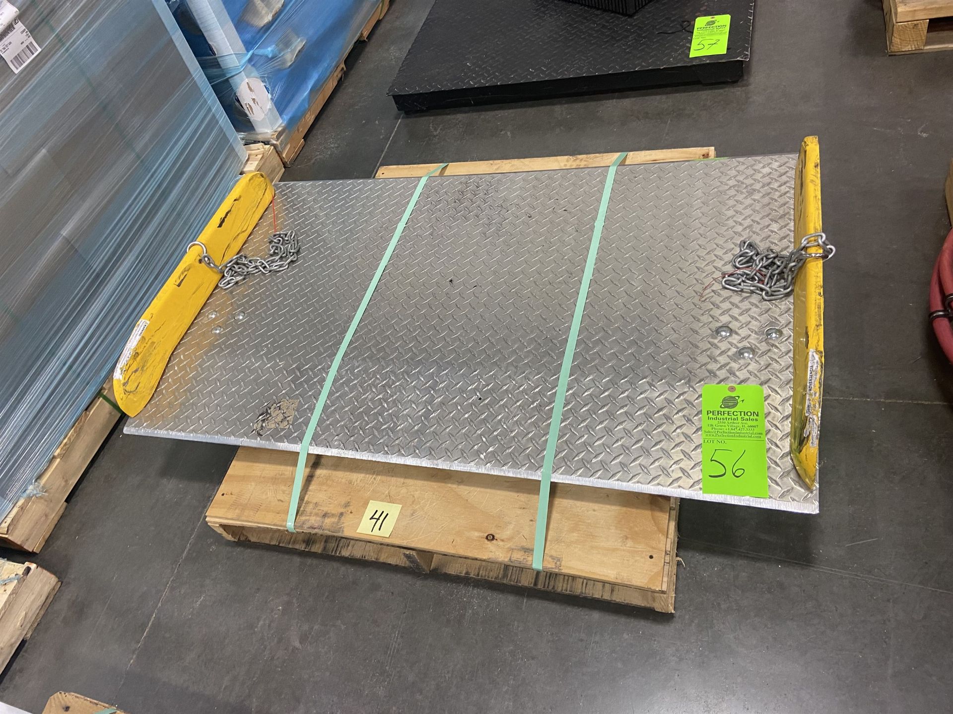 60" Aluminum Dock Plate