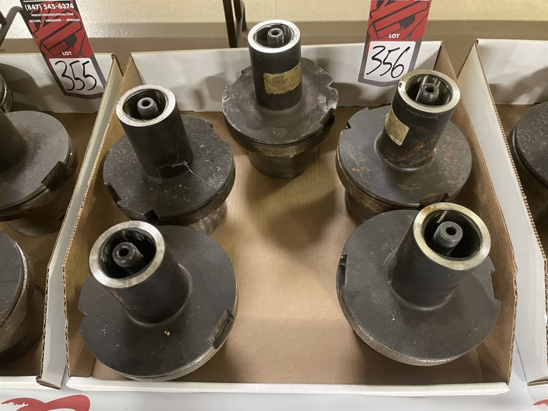 Lot 0f (5) HSK160 Tool Holders