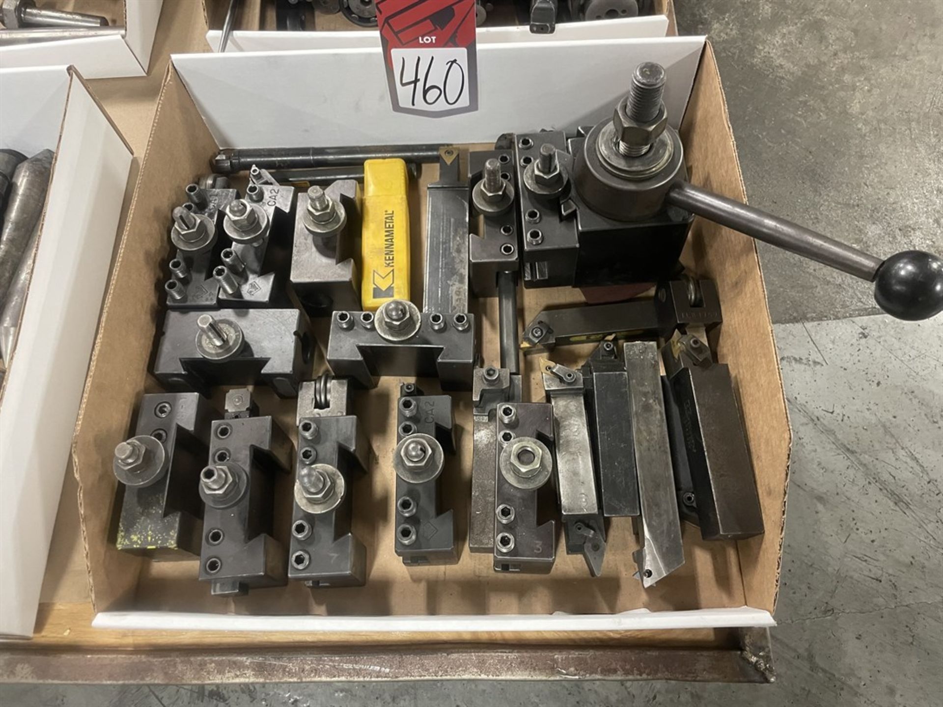 Lot Consisting of Quick Change Tool Post, Quick Change Tool Holders and Assorted Boring and
