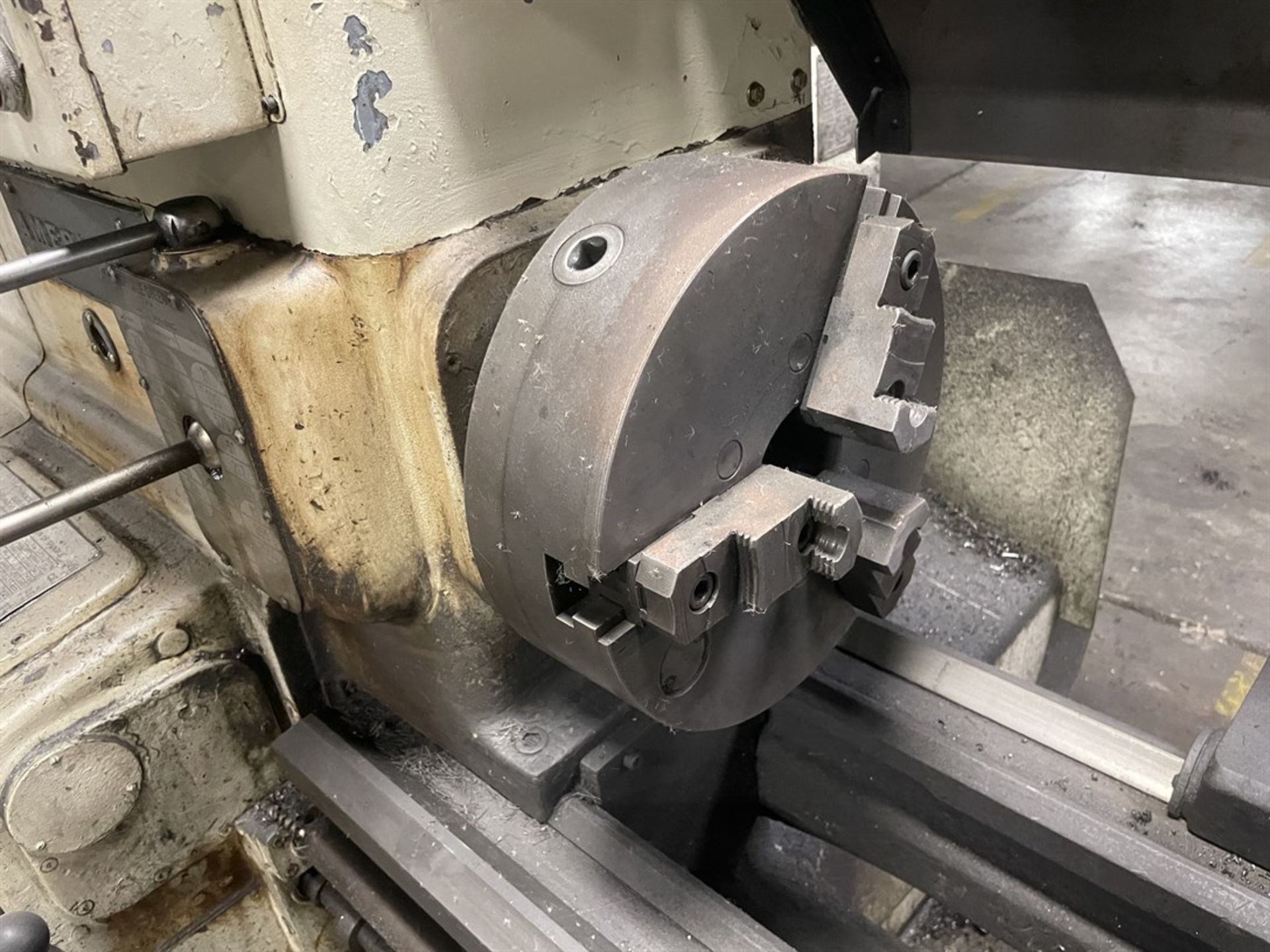 AMERICAN Style C 16 x 54 Lathe, s/n 78718, 16” Swing, 54” Between Centers, 12” 3-Jaw Chuck, 4-Way - Image 2 of 5