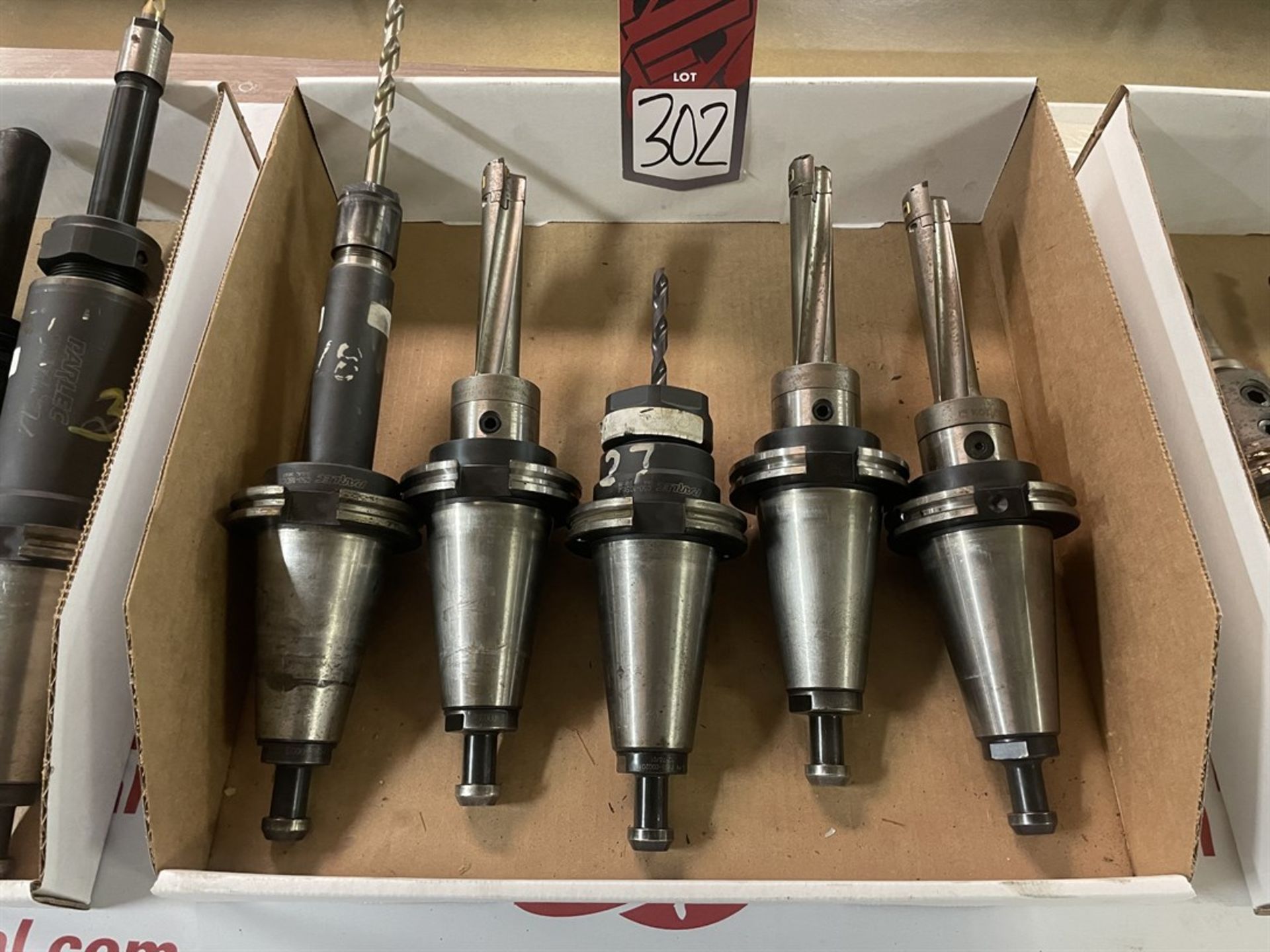 Lot of (5) Cat 50 Tool Holders