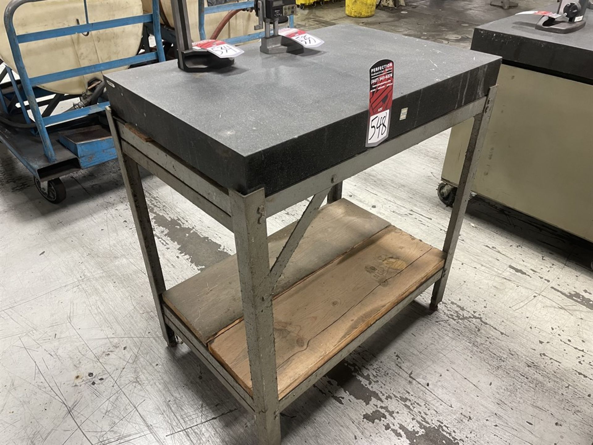 24" x 36" x 4" Granite Surface Plate on Stand