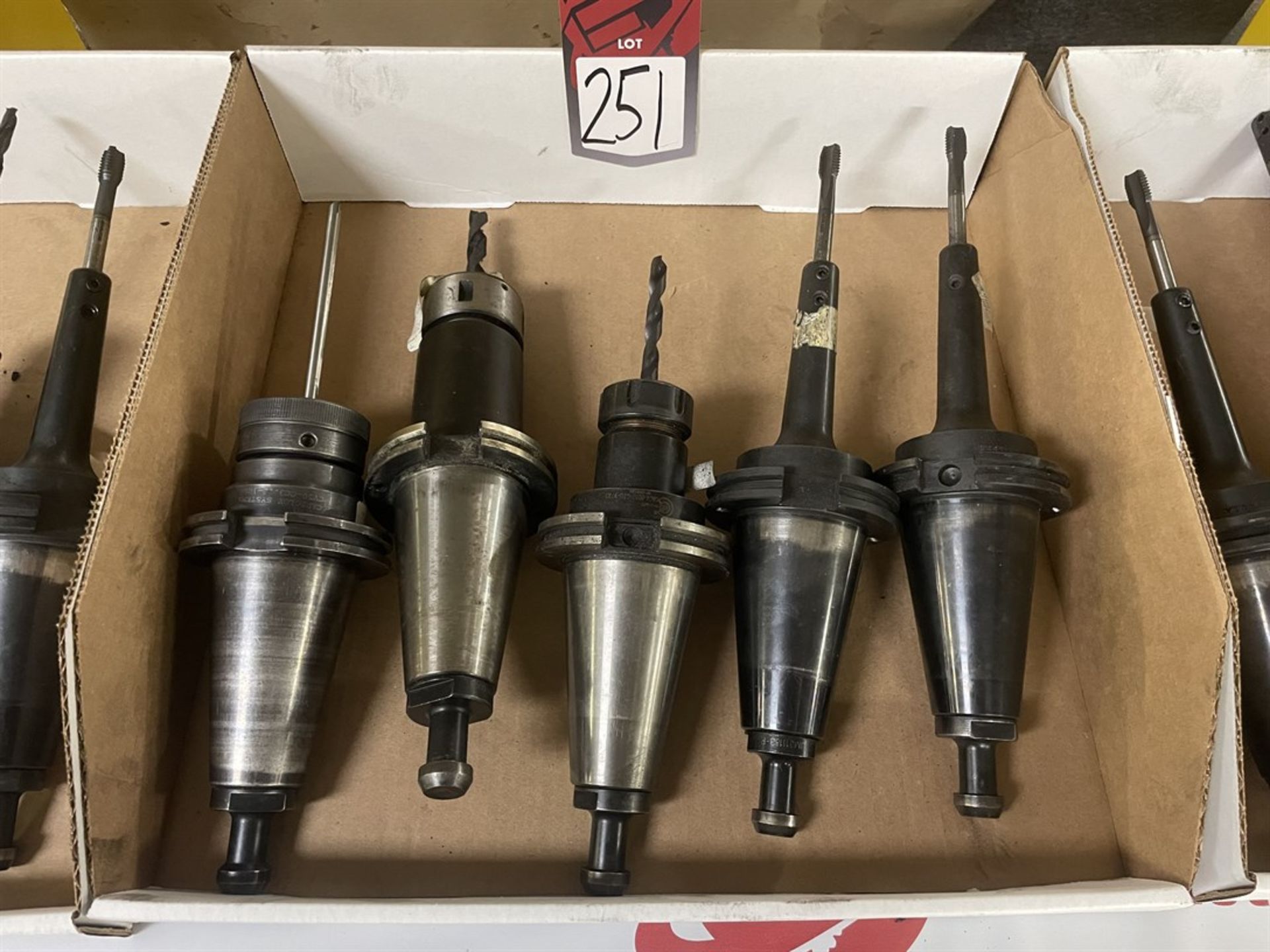 Lot of (5) Cat 50 Tool Holders