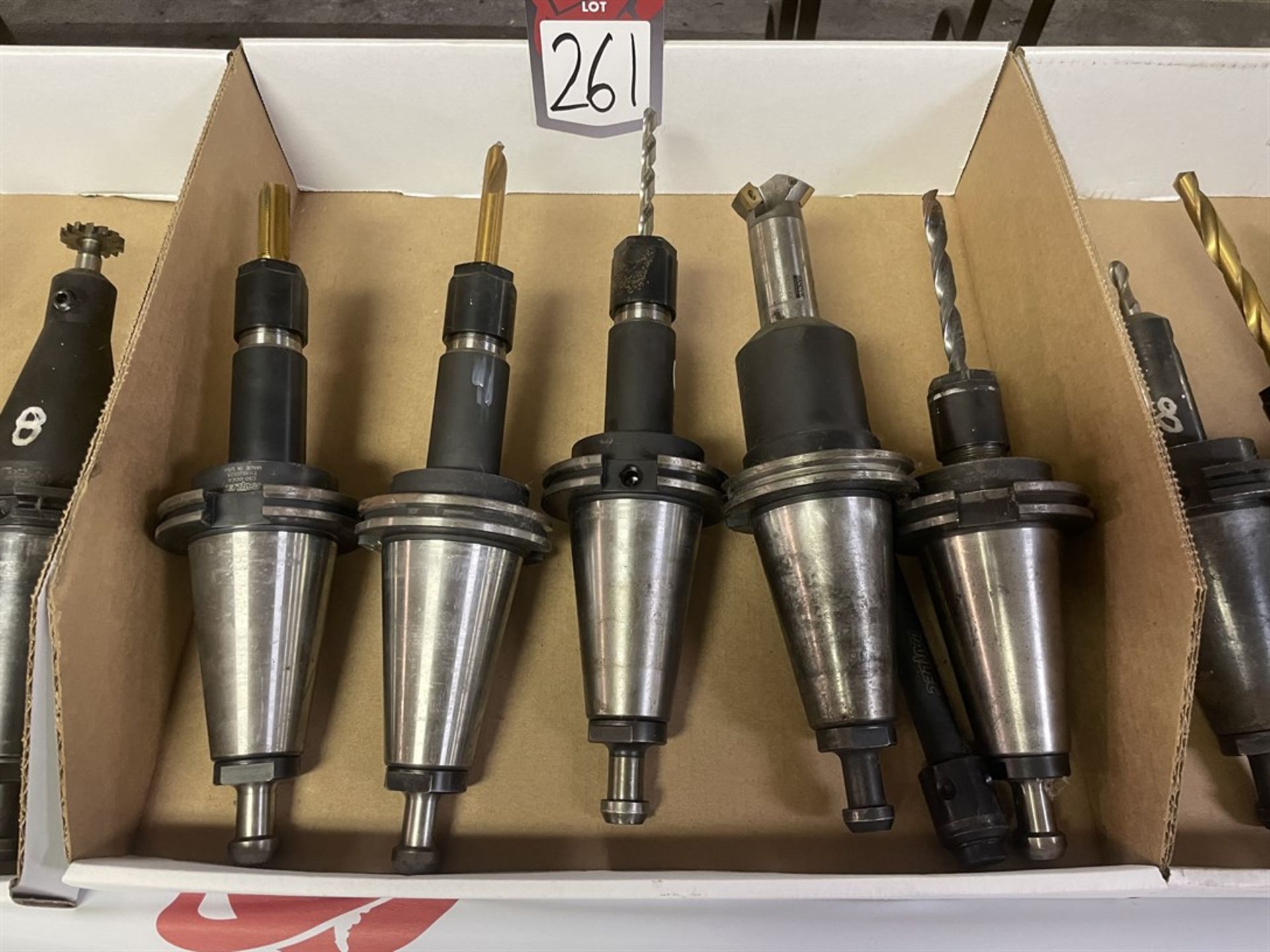 Lot of (5) Cat 50 Tool Holders