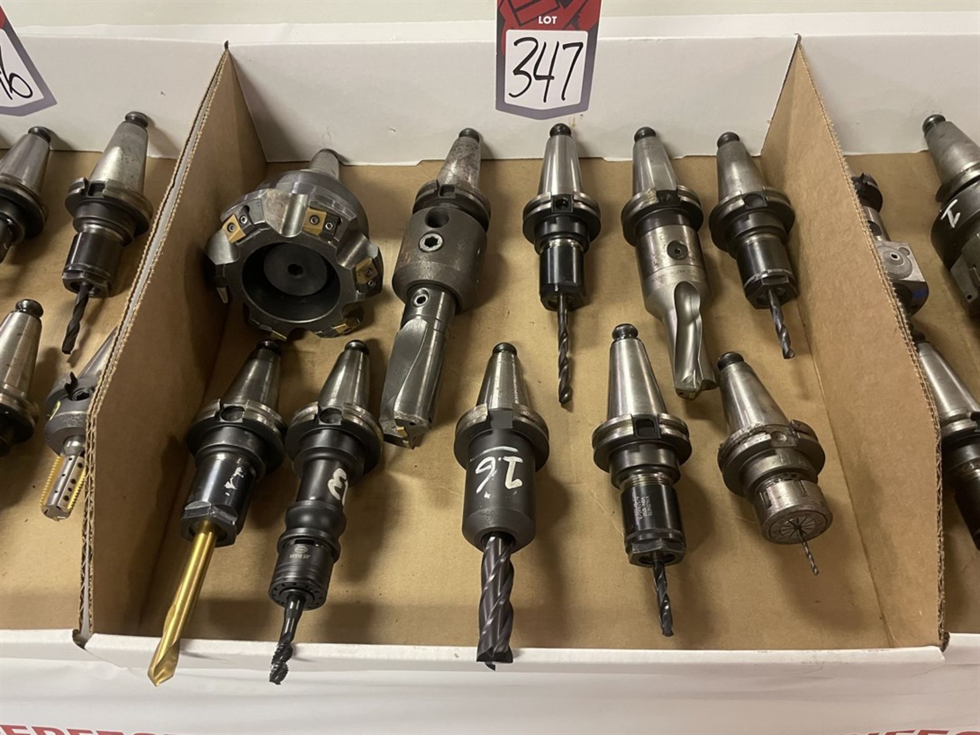 Lot of (10) Cat 40 Tool Holders