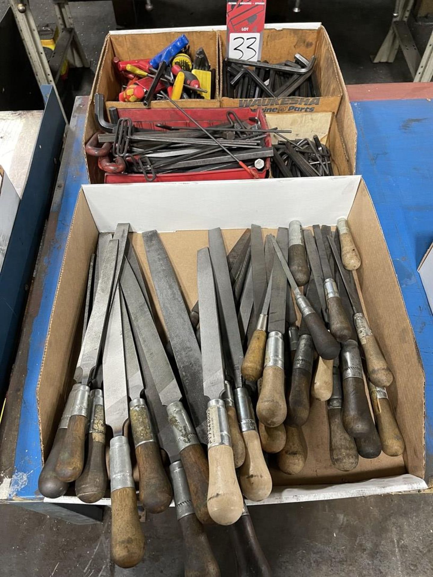 Lot of Assorted Files and Hex Head Wrenches