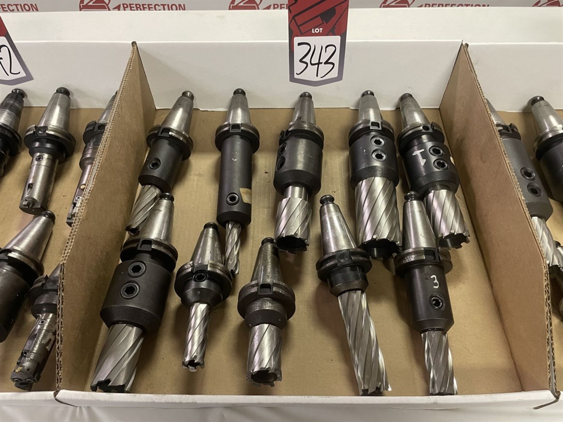 Lot of (10) Cat 40 Tool Holders