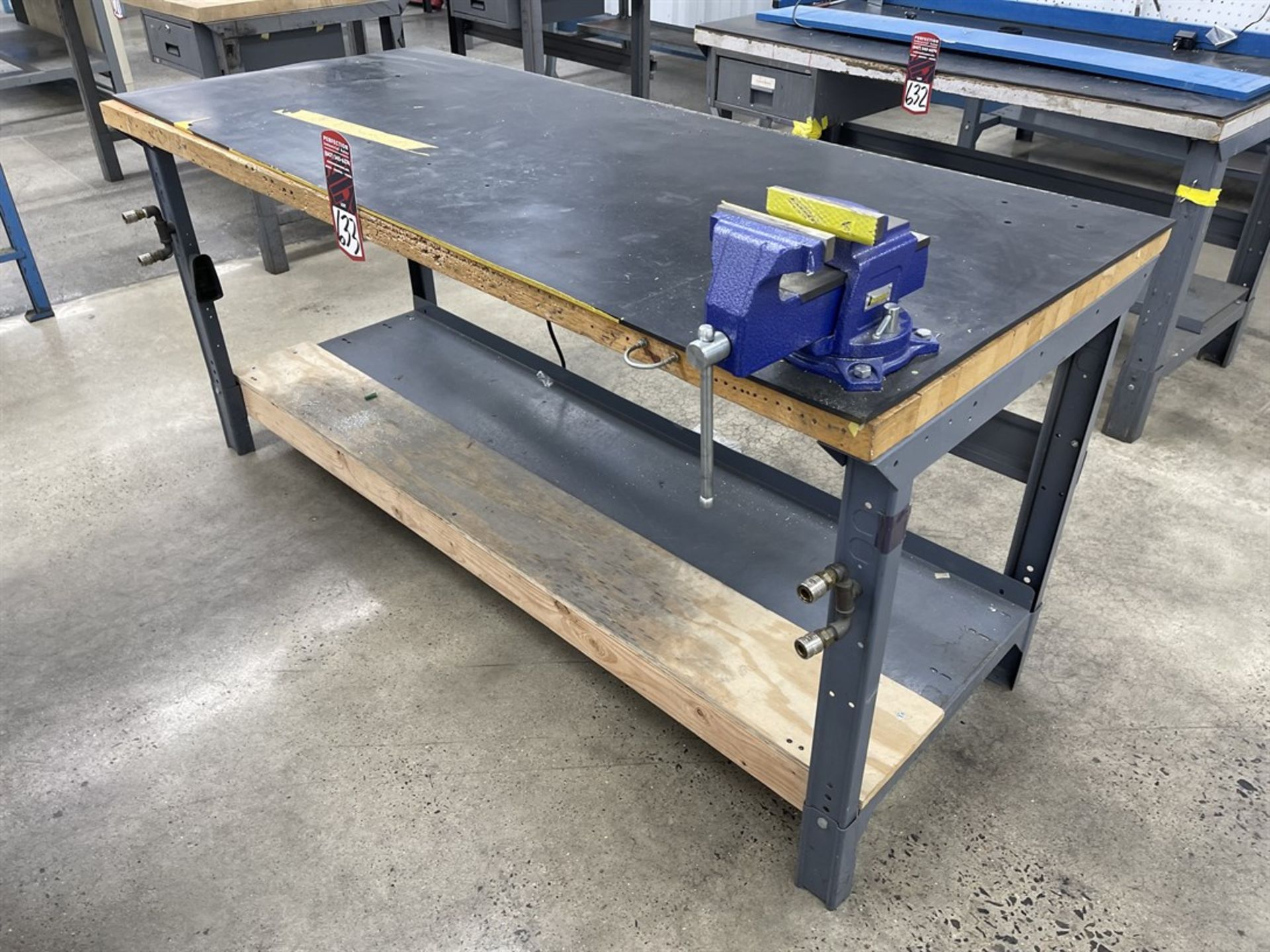 Work Bench, 30" x 72" w/ 5" Interstate Bench Vise