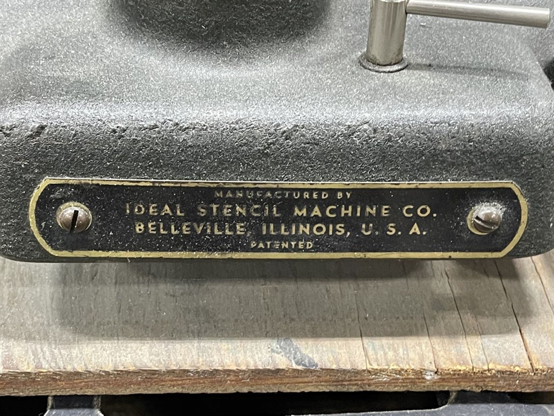 IDEAL No. 3 Stencil Machine - Image 3 of 4