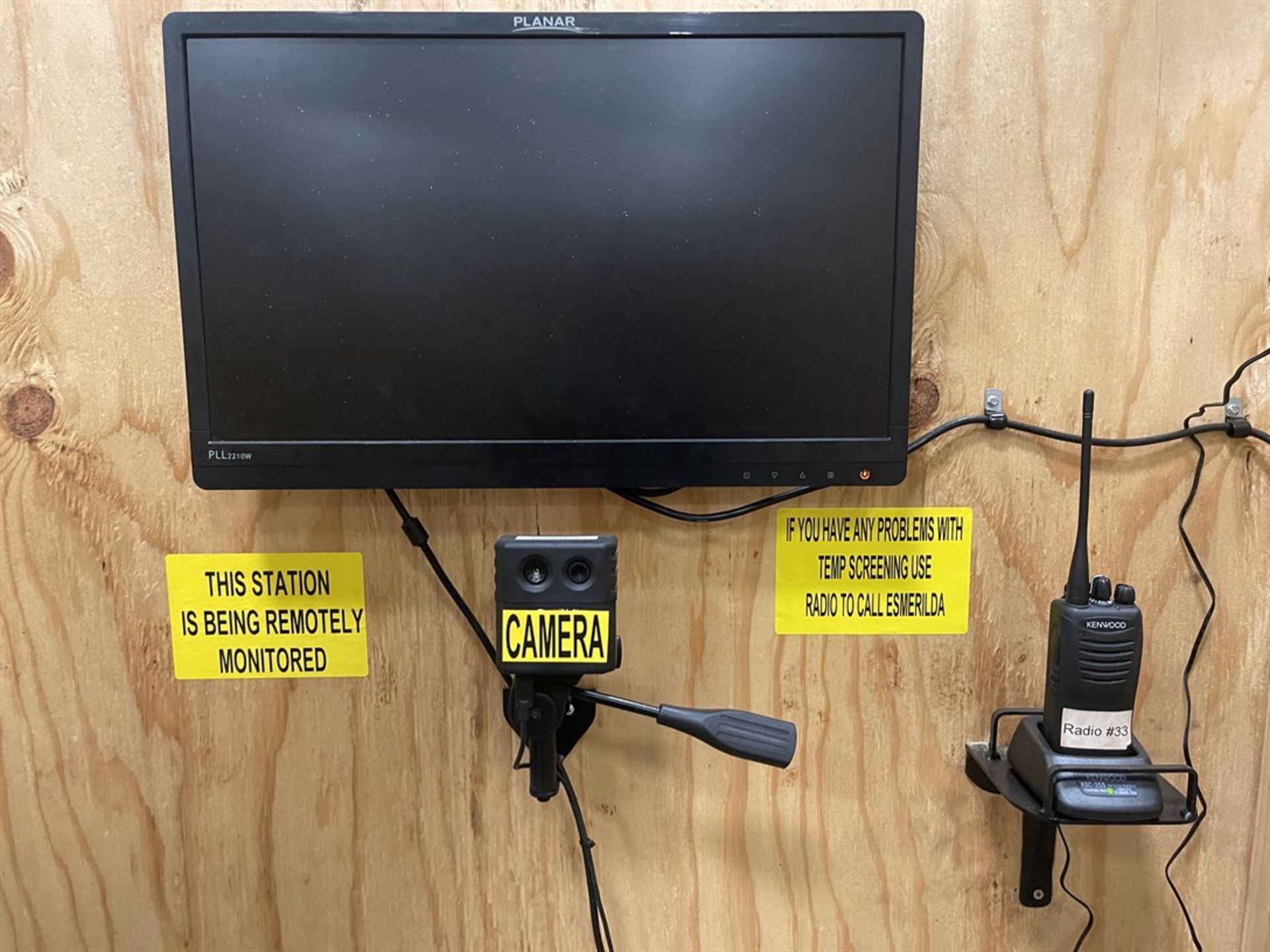 Covid Temperature Scan Station w/ Surround, Flatscreen Monitor, and Camera - Image 4 of 4