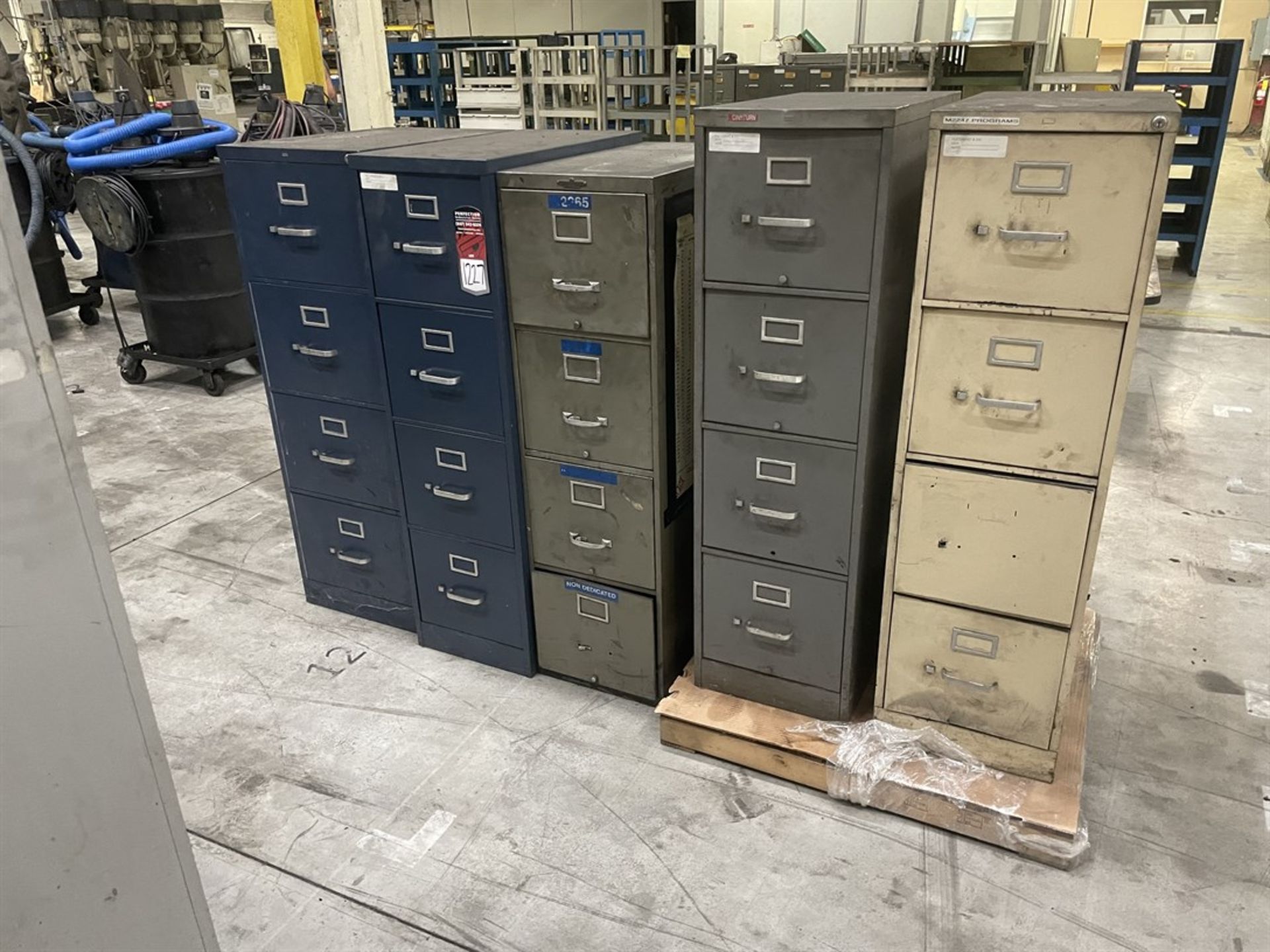 Lot of (5) File Cabinets