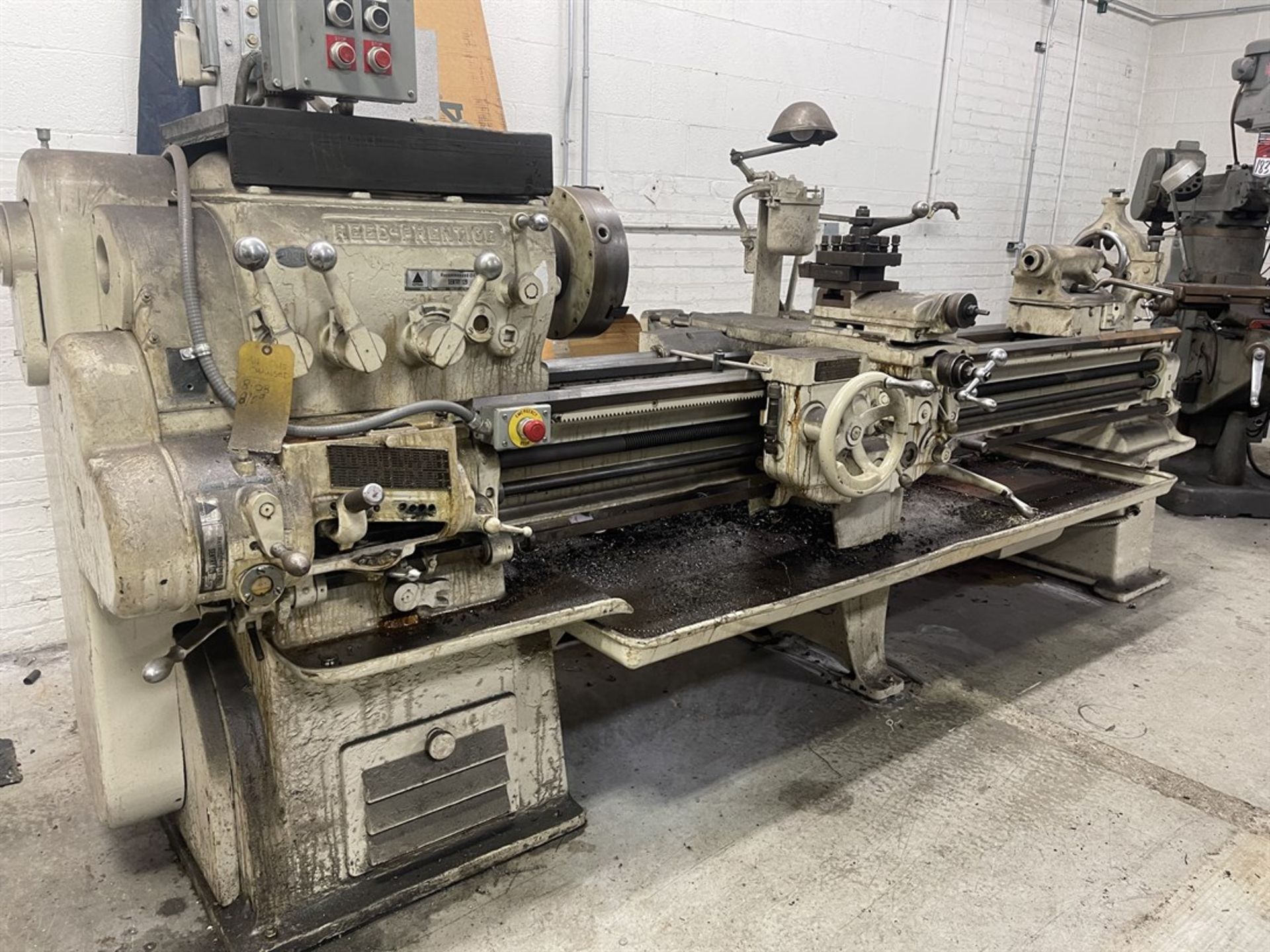 REED-PRENTICE 18" X 80" Engine Lathe w/ Tapper Attachment, s/n 14318 - Image 5 of 5