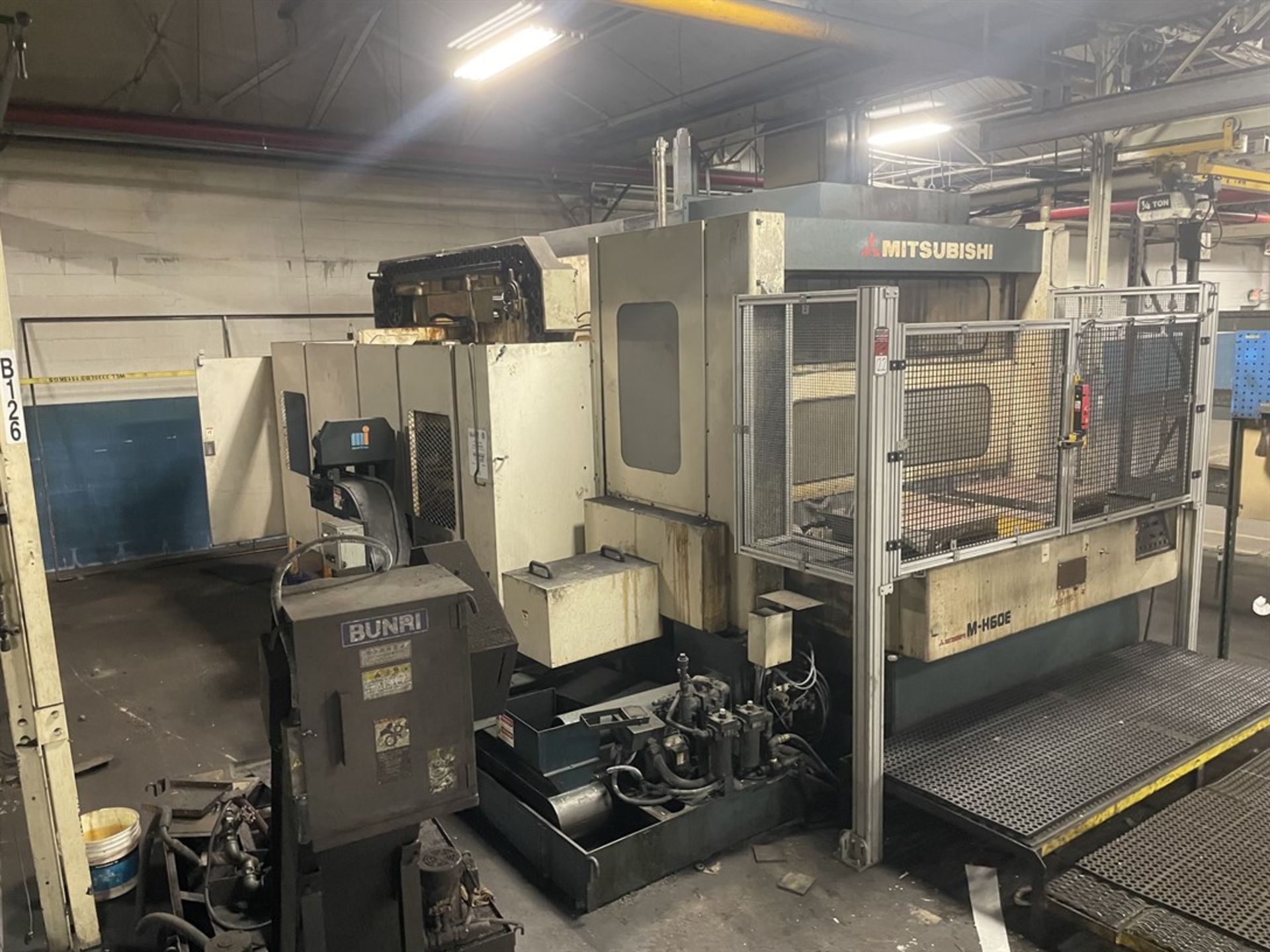 MITSUBISHI M-H60E Horizontal Machining Center, s/n CH3592, 520M Control, (2) 24.5” x 24.5” - Image 2 of 11