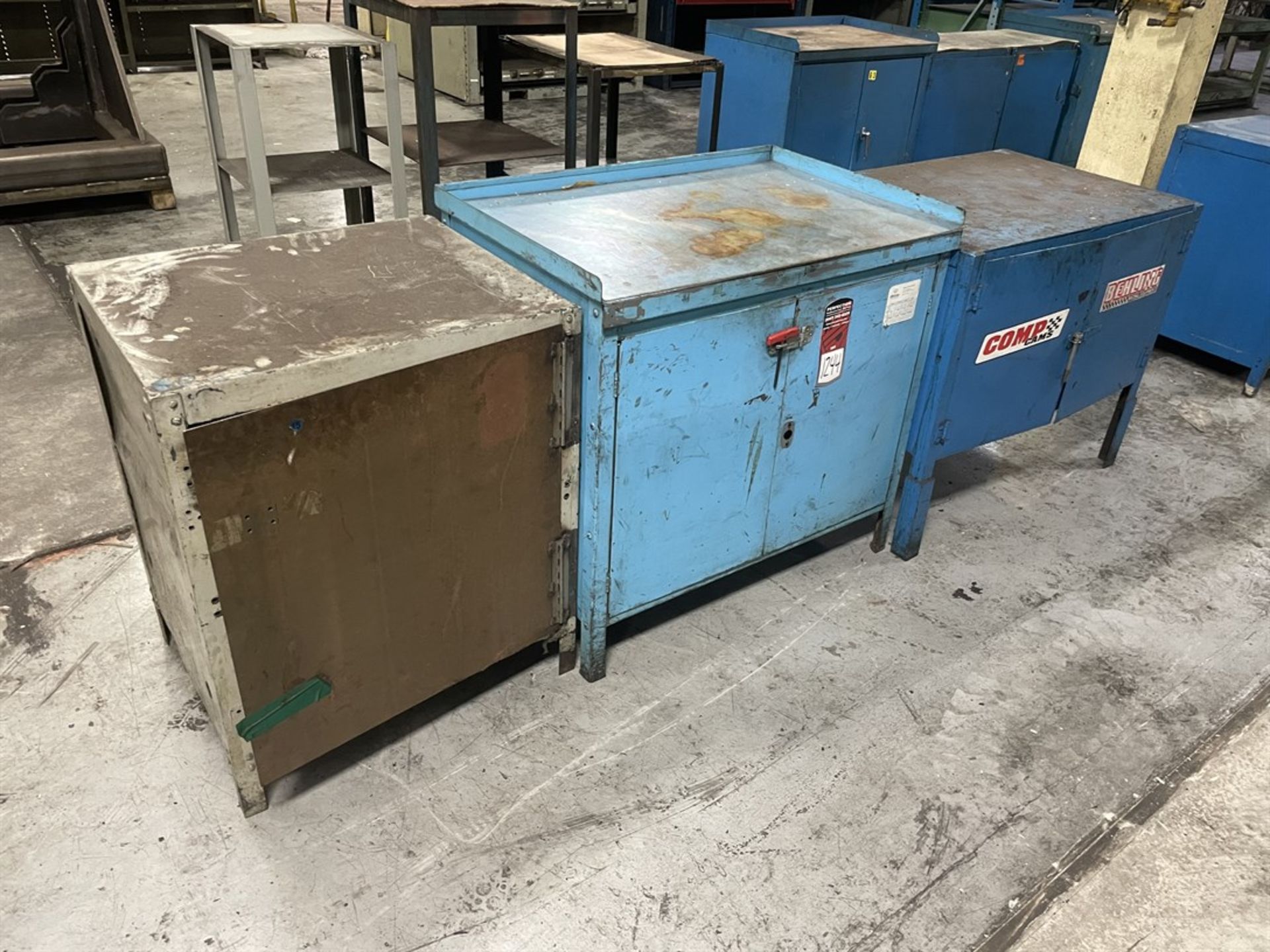 Lot of (3) Storage Cabinets