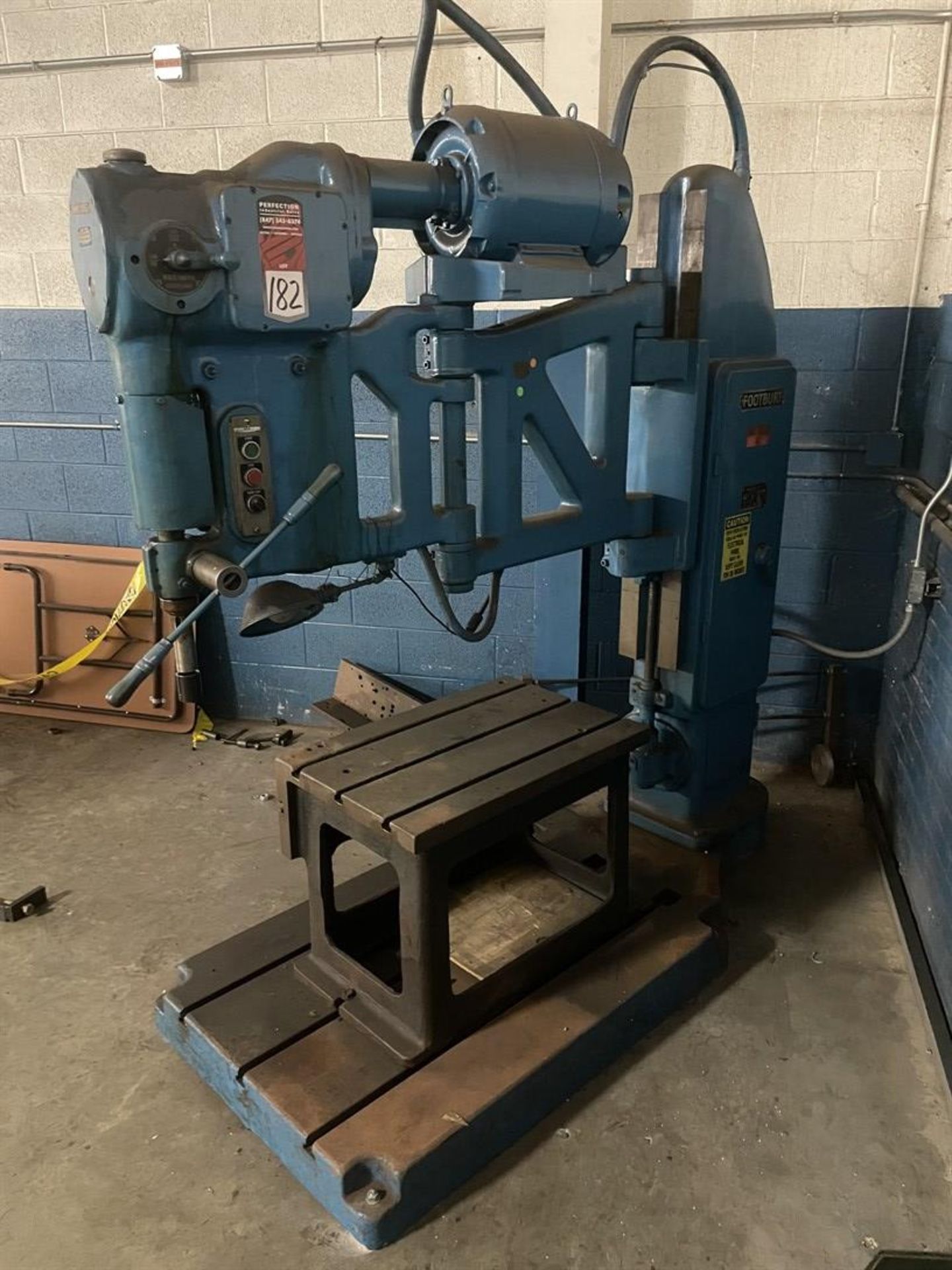 FOOT-BURT/HAMMOND CLEVELAND Drill Press, s/n 2476-59