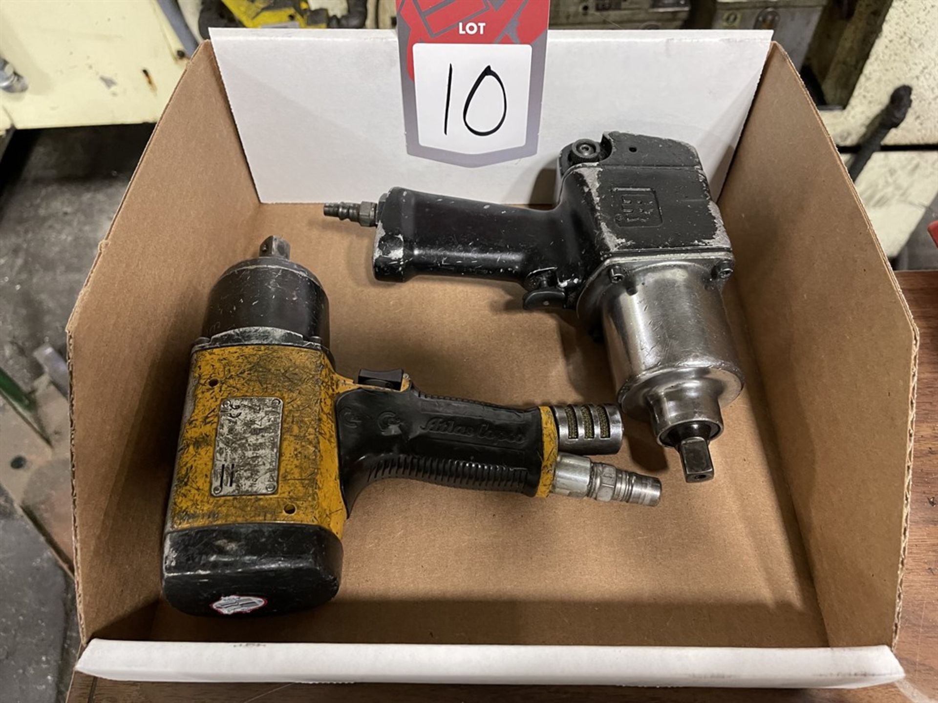 Lot Comprising (1) Ingersoll Rand (1) Atlas Copco 1/2" Drive Air Impact Wrench