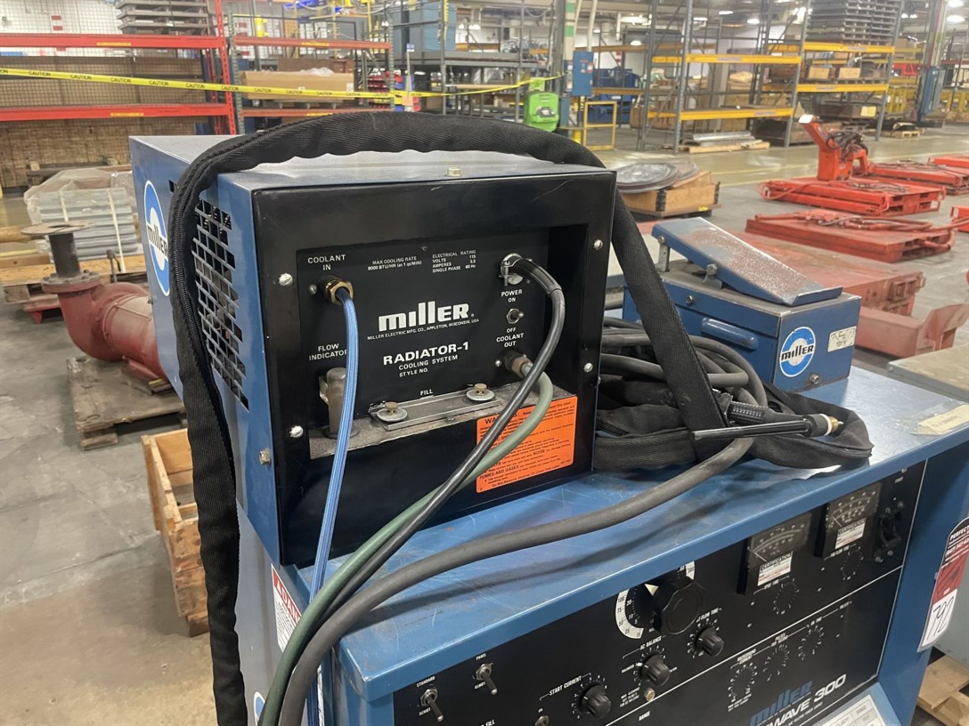 MILLER Syncrowave 300 AC/DC Arc Gas Tungsten Arc or Sheilded Metal Arc Welding Power Source w/MILLER - Image 5 of 6