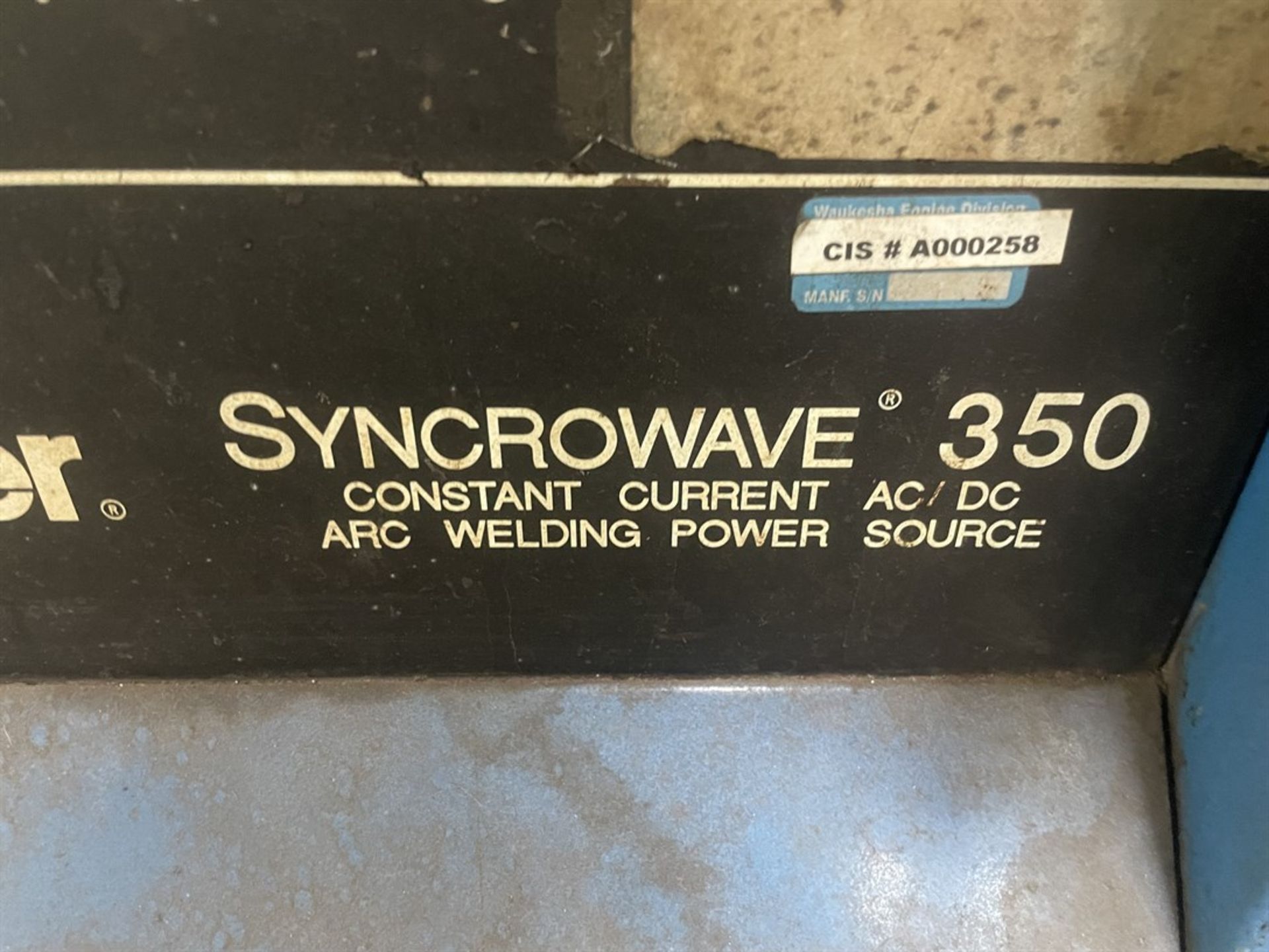 MILLER Syncrowave 350 Constant Current AC/DC Arc Welding Power Source w/ Coolmate 4 Water Coolant - Image 3 of 4