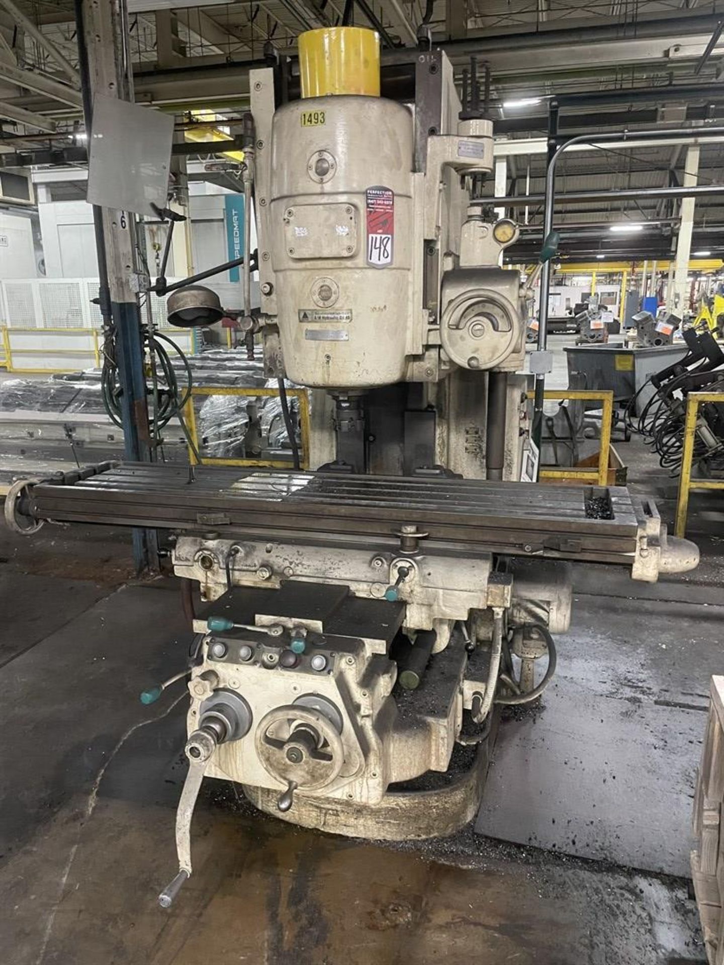 CINCINNATI No. 3 Dial Type Milling Machine, s/n 4A3V5D-49