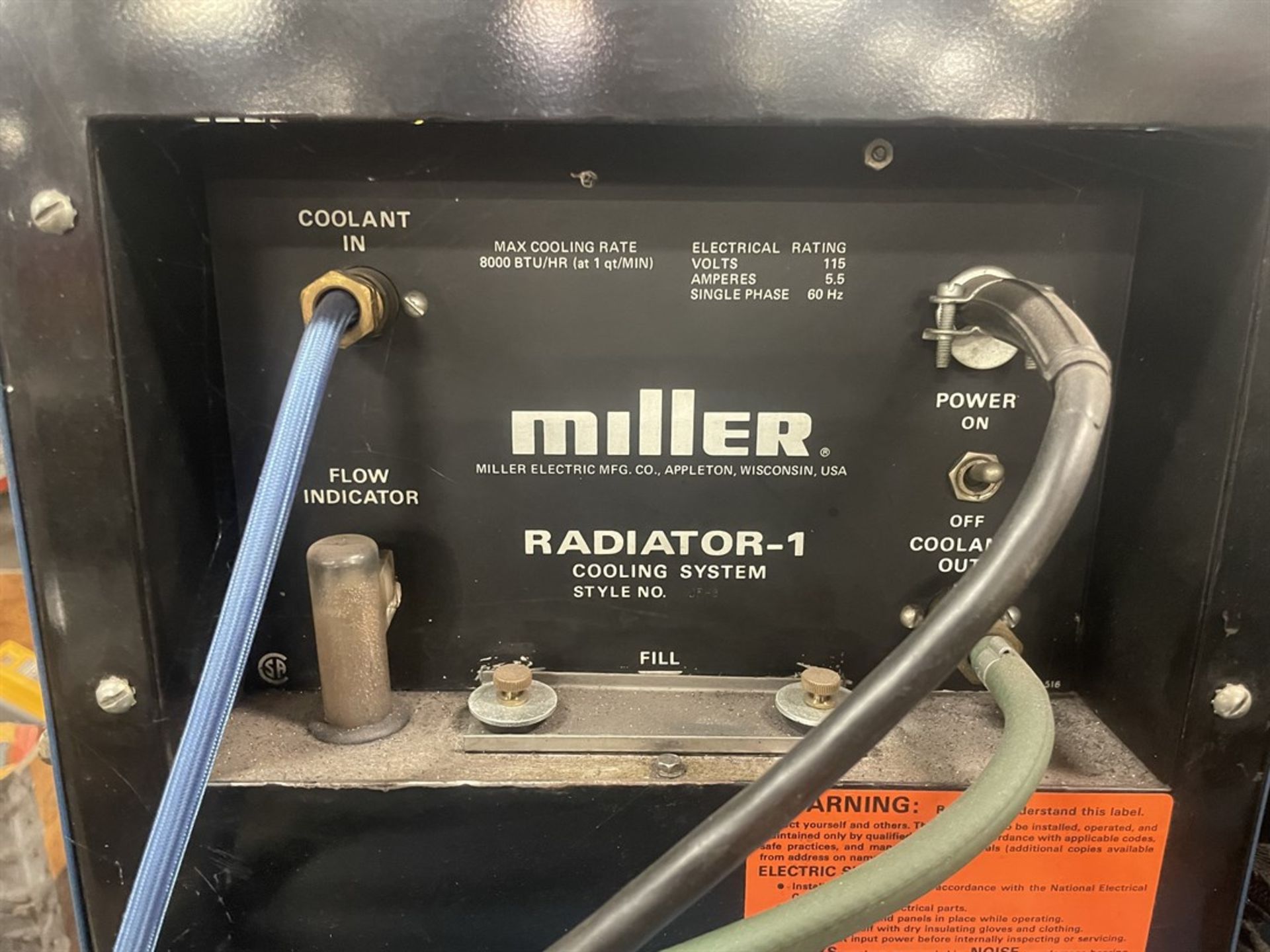 MILLER Syncrowave 300 AC/DC Arc Gas Tungsten Arc or Sheilded Metal Arc Welding Power Source w/MILLER - Image 6 of 6