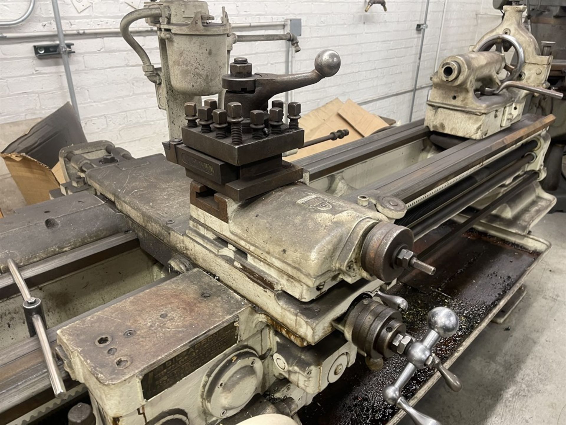 REED-PRENTICE 18" X 80" Engine Lathe w/ Tapper Attachment, s/n 14318 - Image 3 of 5