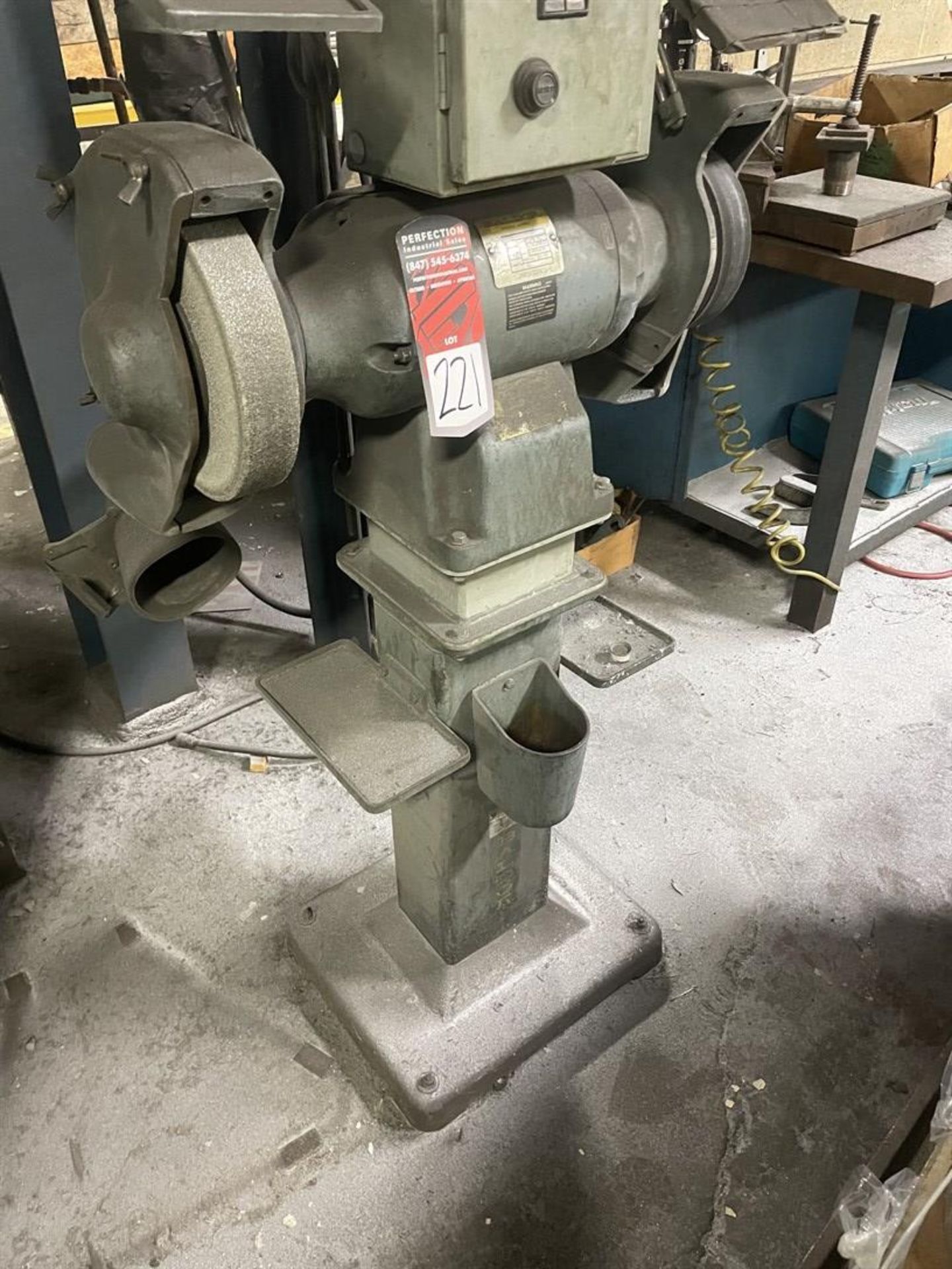 BALDOR 1215W 12" Pedestal Grinder