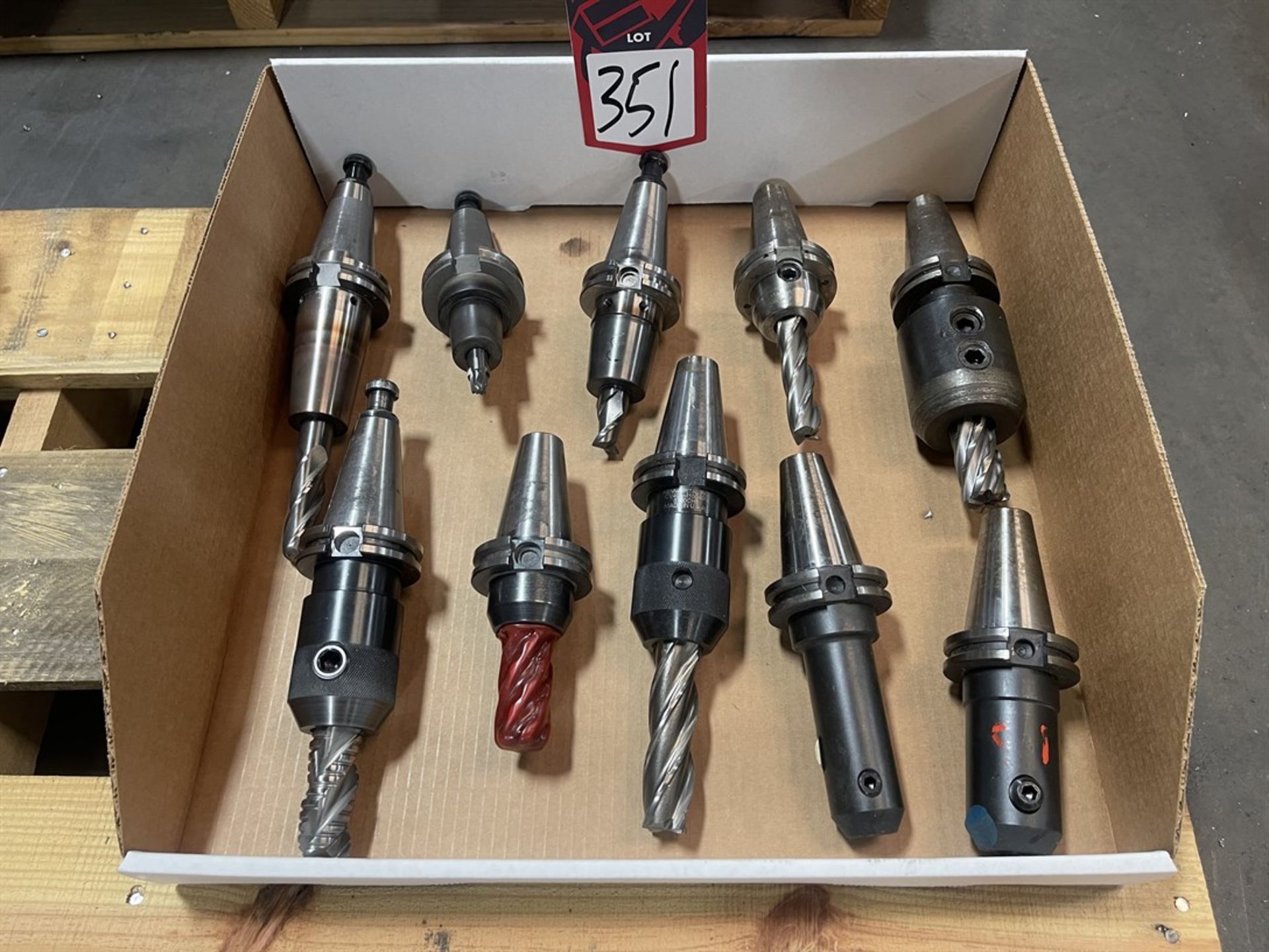 Lot of (10) CAT 40 Tool Holders