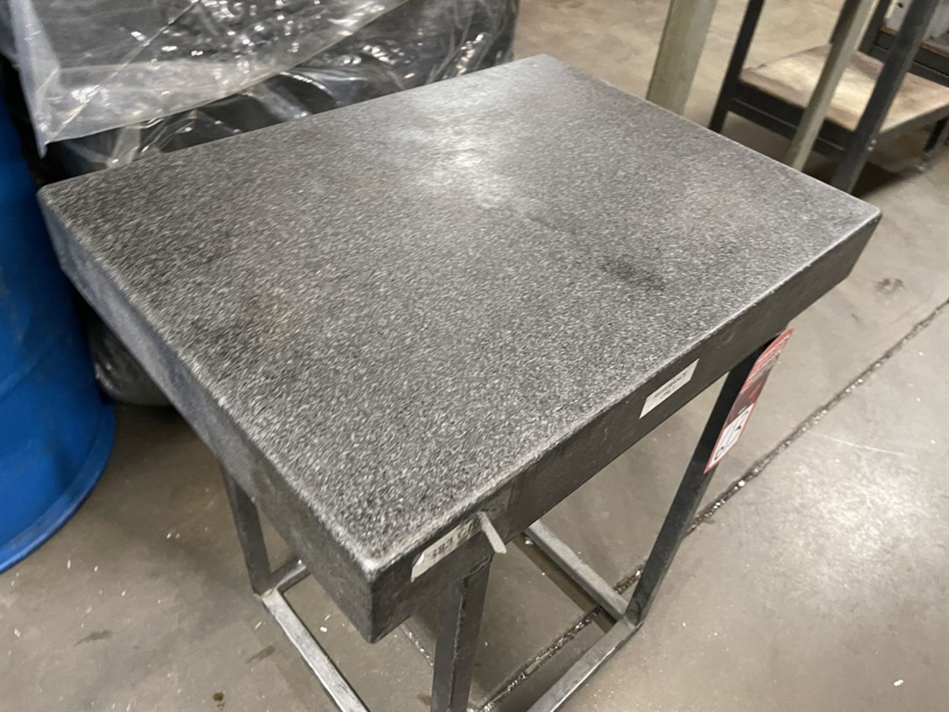 Black Granite Surface Plate, 18" x 24" x 3", on Steel Base - Image 2 of 2