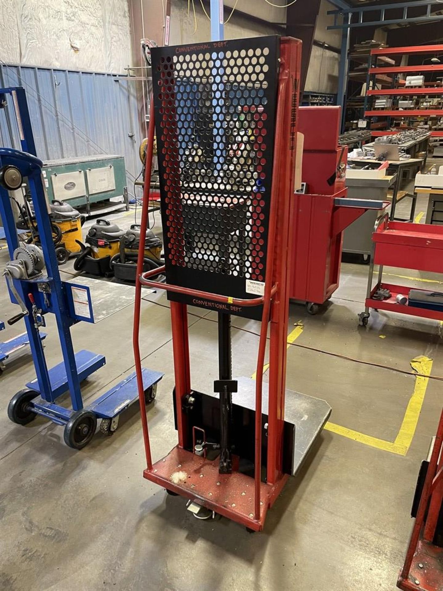 Wesco ESPL-60-2424 1,000 lb. Capacity Hydraulic Lift Cart - Image 2 of 3