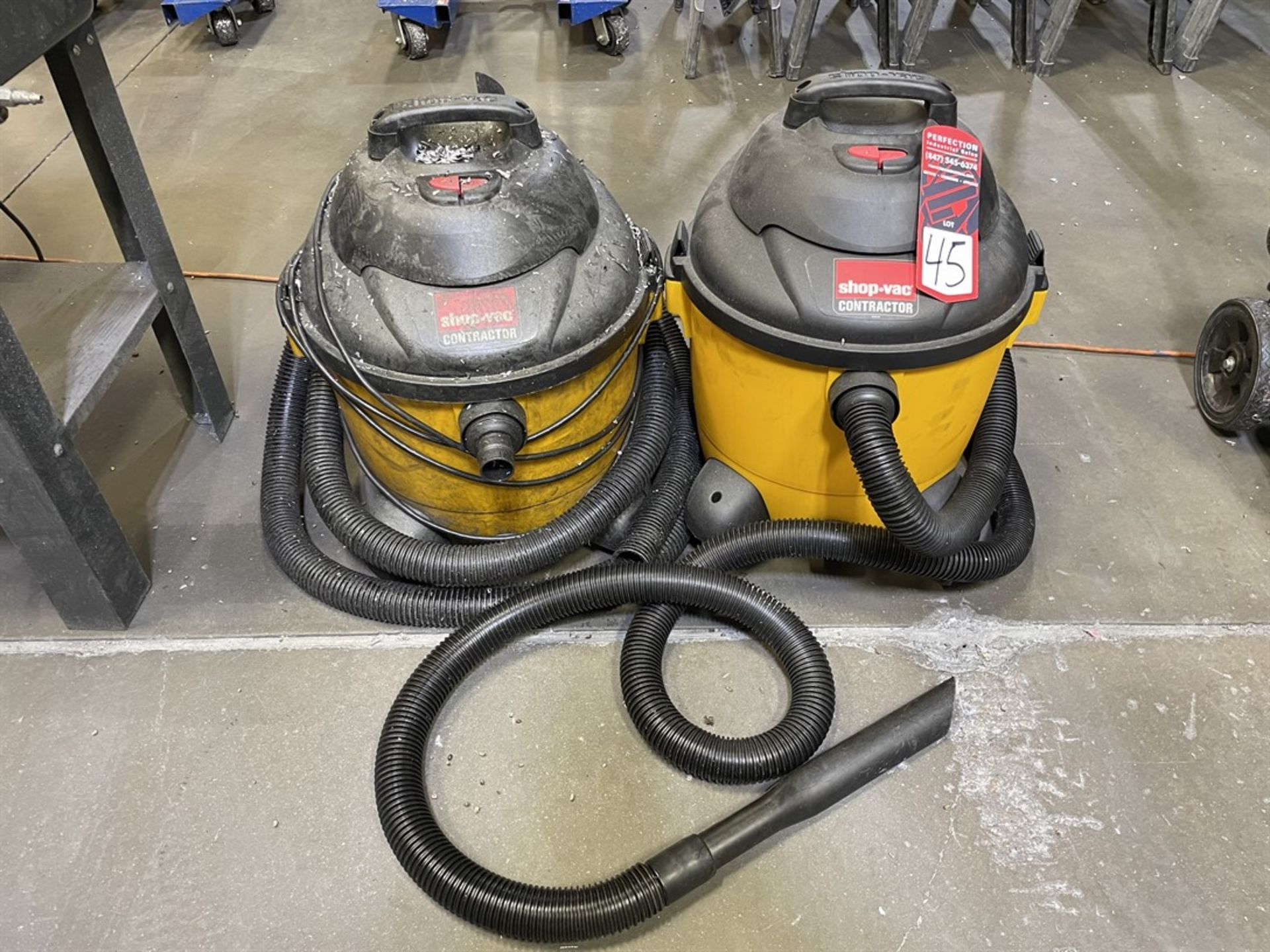 Lot of (2) Shop-Vac Contractor Vacuums