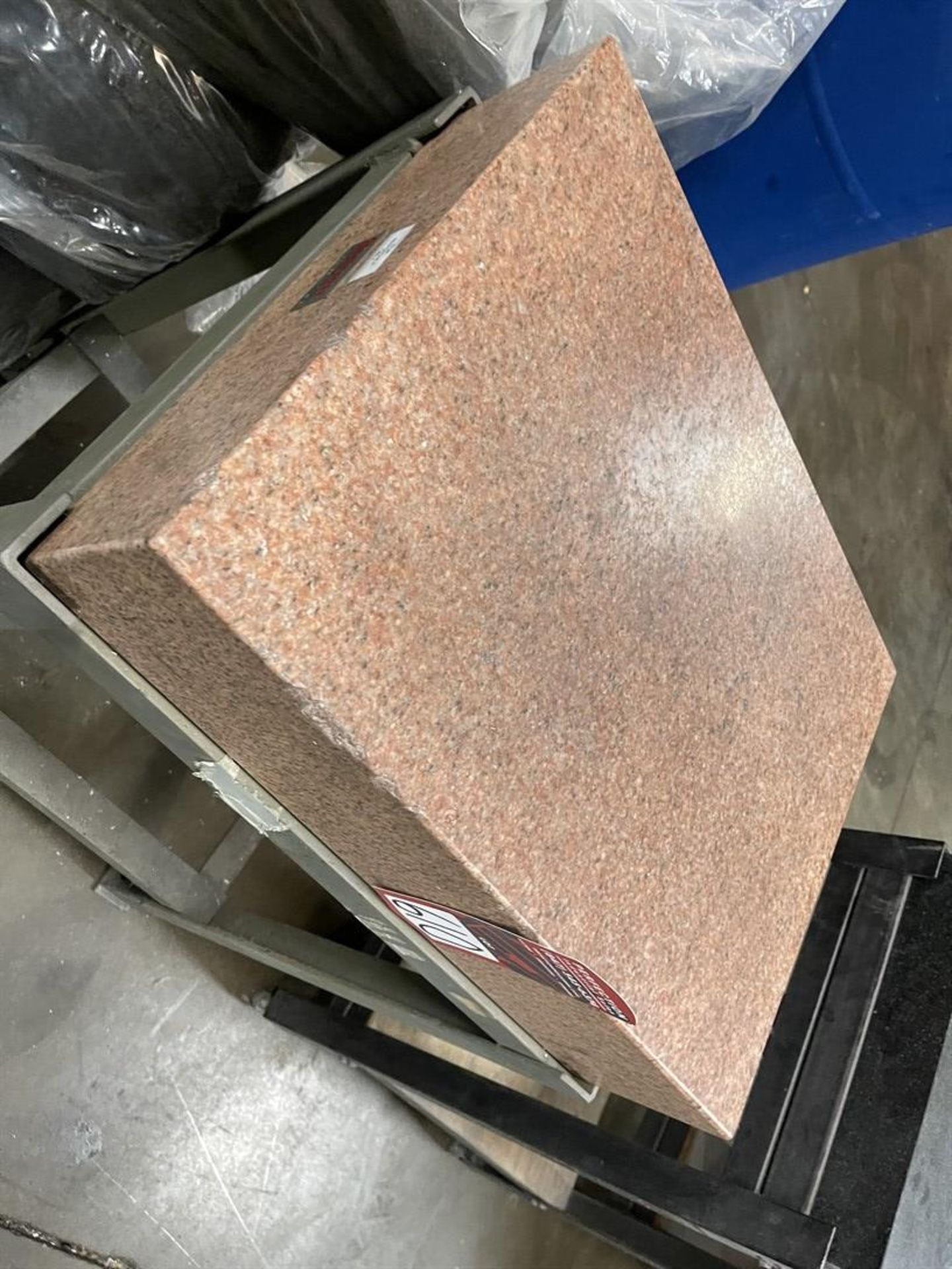 STARRETT Pink Granite Surface Plate, 18" x 24" x 6", on Steel Base - Image 2 of 2