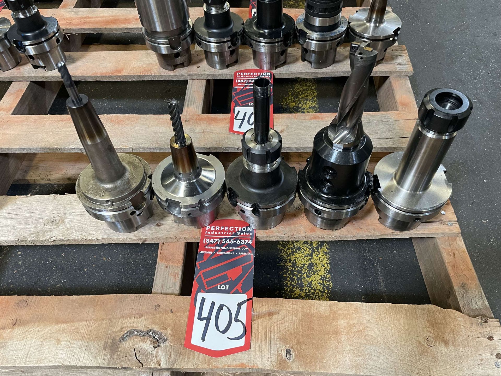 Lot of (5) HSK 100 Tool Holders (Located at 4200 West Harry St., Wichita, KS 67209)