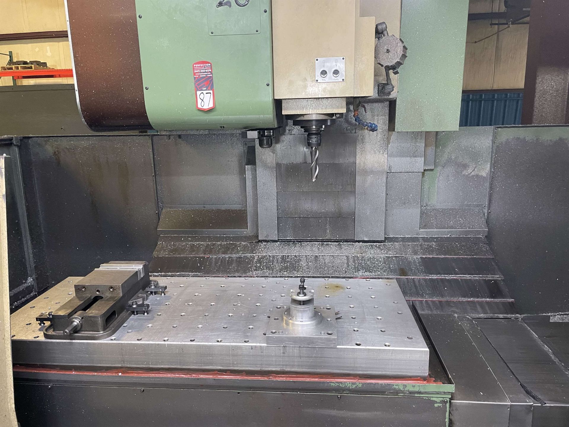 MORI SEIKI MV-65 Vertical Machining Center, s/n 391, w/ FANUC Control, 25” x 67” Table, 50 Taper, 30 - Image 5 of 7