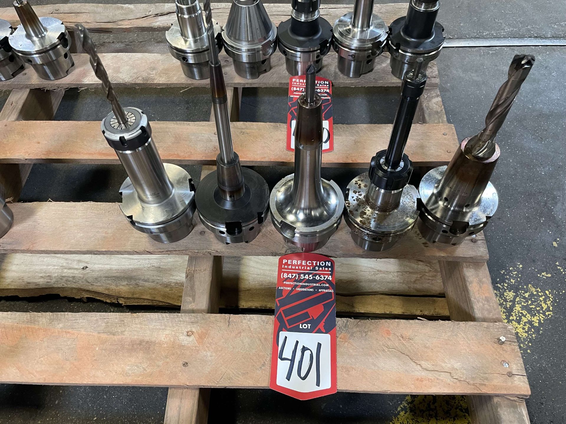 Lot of (5) HSK 100 Tool Holders (Located at 4200 West Harry St., Wichita, KS 67209)
