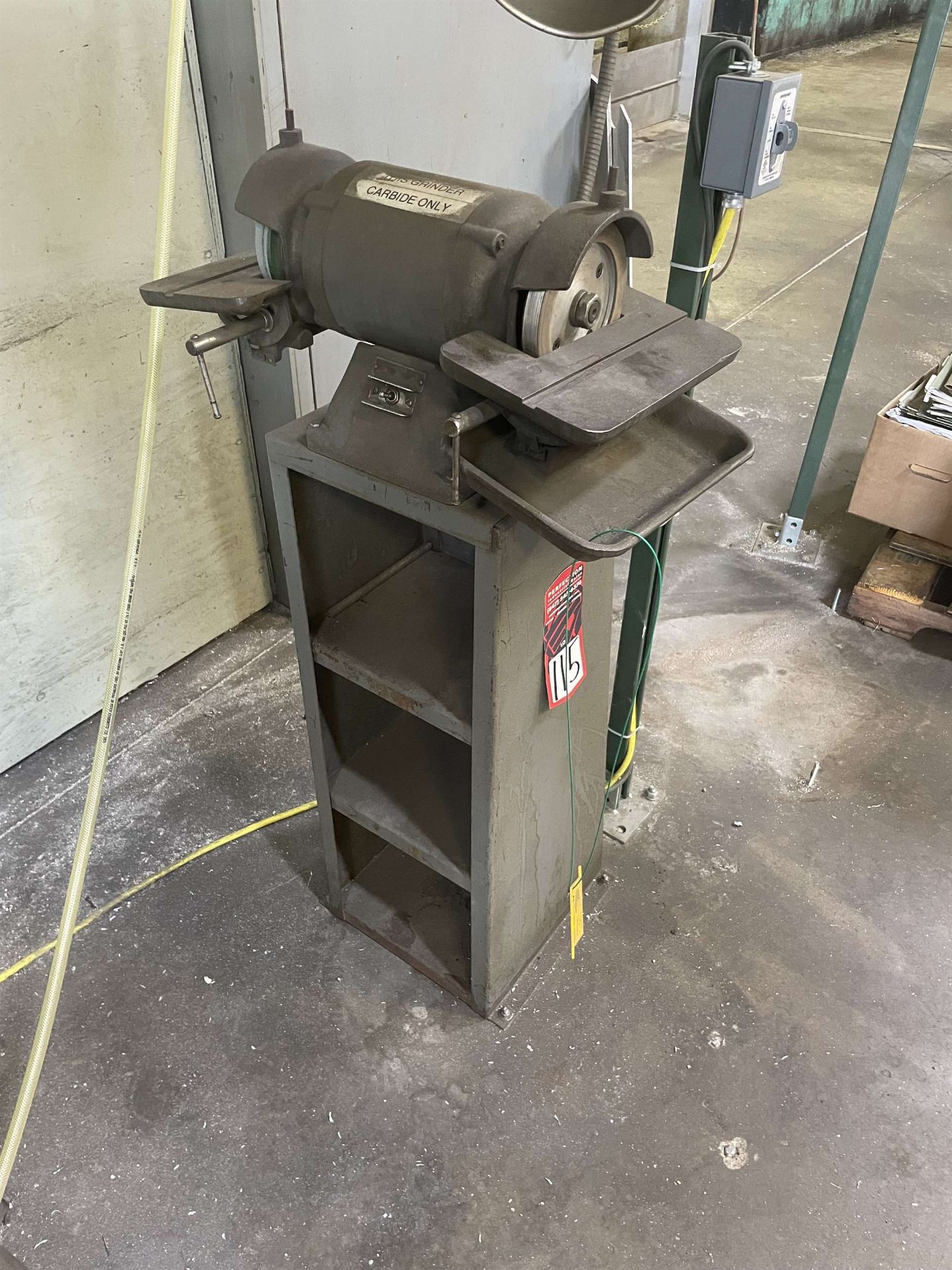 Carbide Double Wheel Pedestal Grinder (Located at 2520 South Sheridan Ave, Wichita, KS 67217)