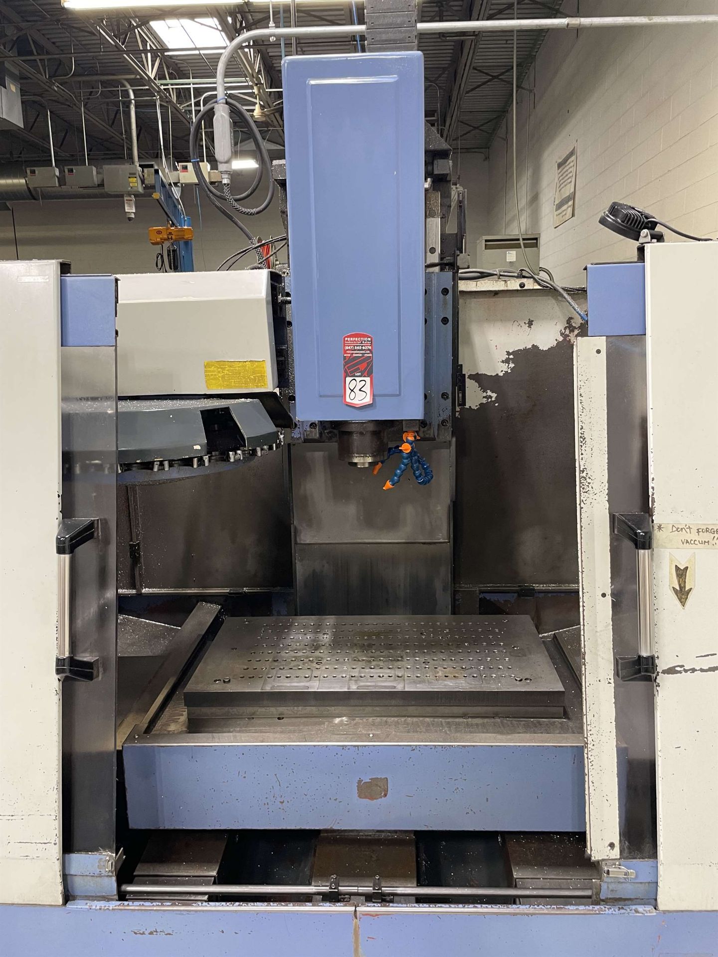 LEADWELL MCV760AP Vertical Machining Center, s/n L1SIE0724, w/ FANUC OMF Control, 20” x 39” Table, - Image 5 of 8