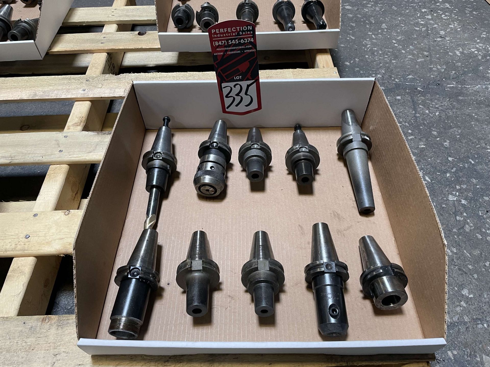 Lot of (10) CAT 40 Tool Holders (Located at 4200 West Harry St., Wichita, KS 67209)