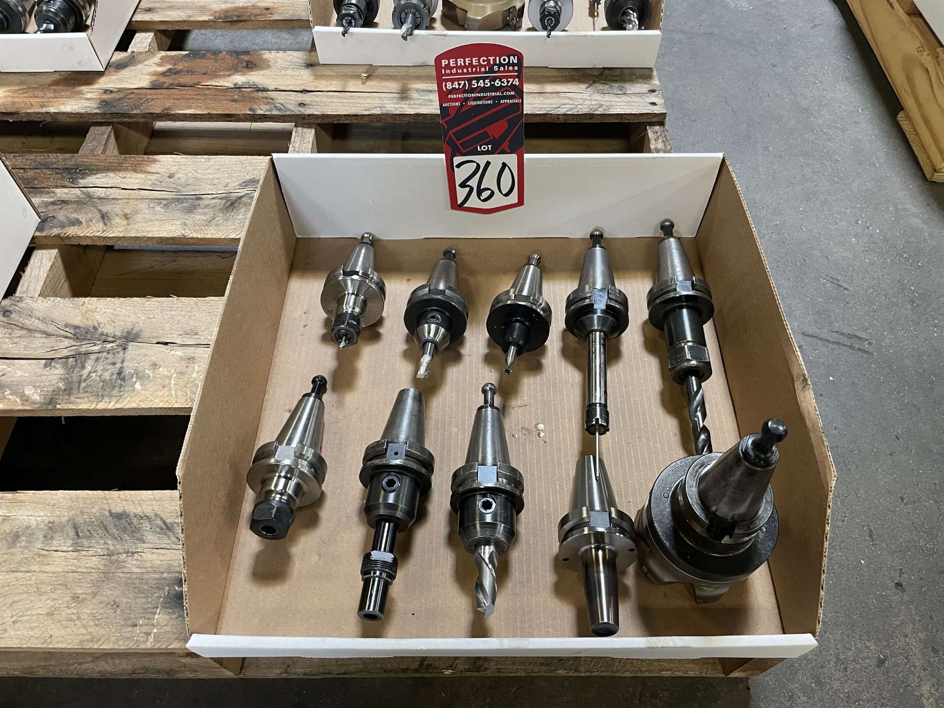 Lot of (10) NTB 40 Tool Holders (Located at 4200 West Harry St., Wichita, KS 67209)
