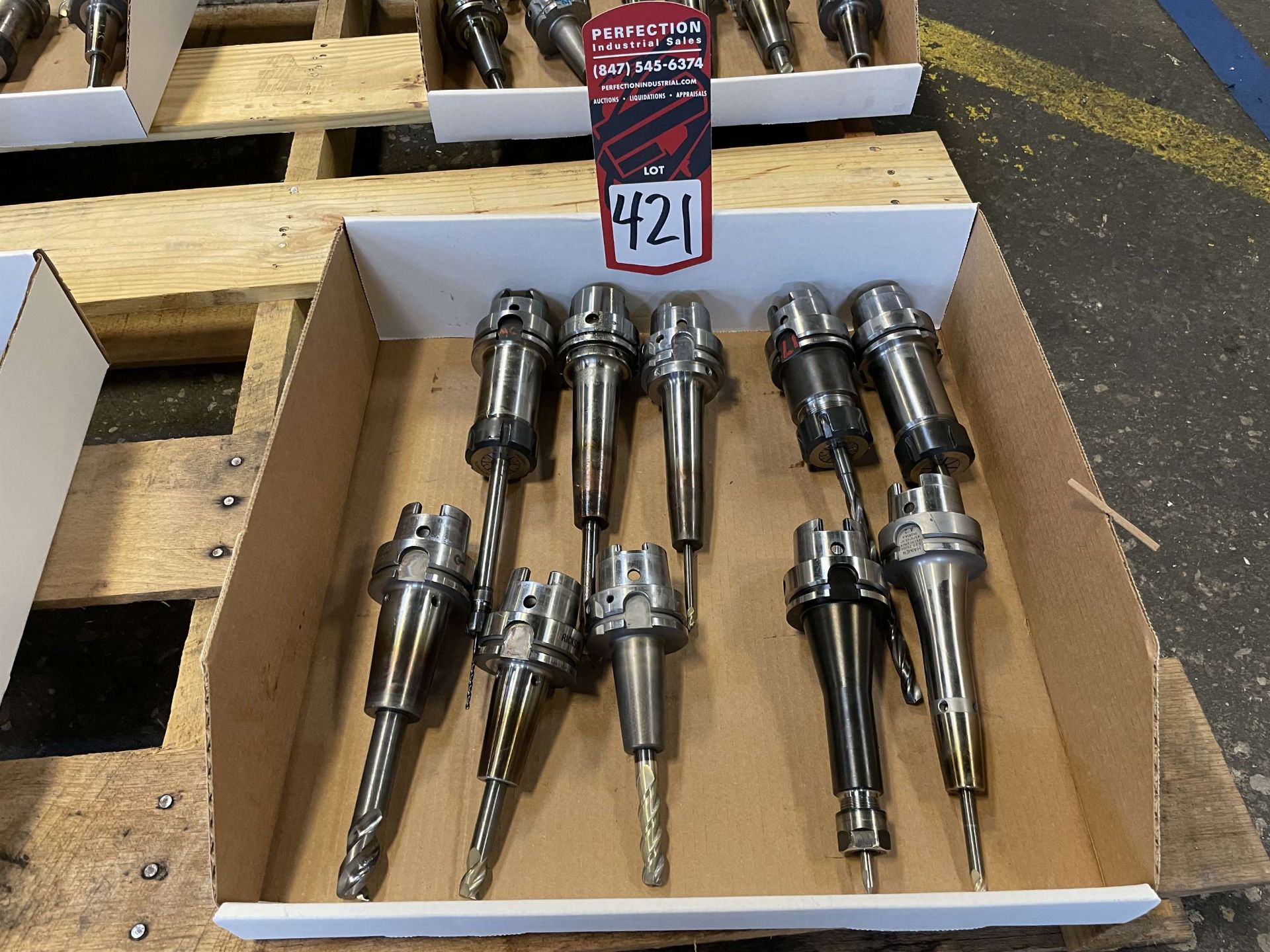 Lot of (10) HSK 63 Tool Holders (Located at 4200 West Harry St., Wichita, KS 67209)