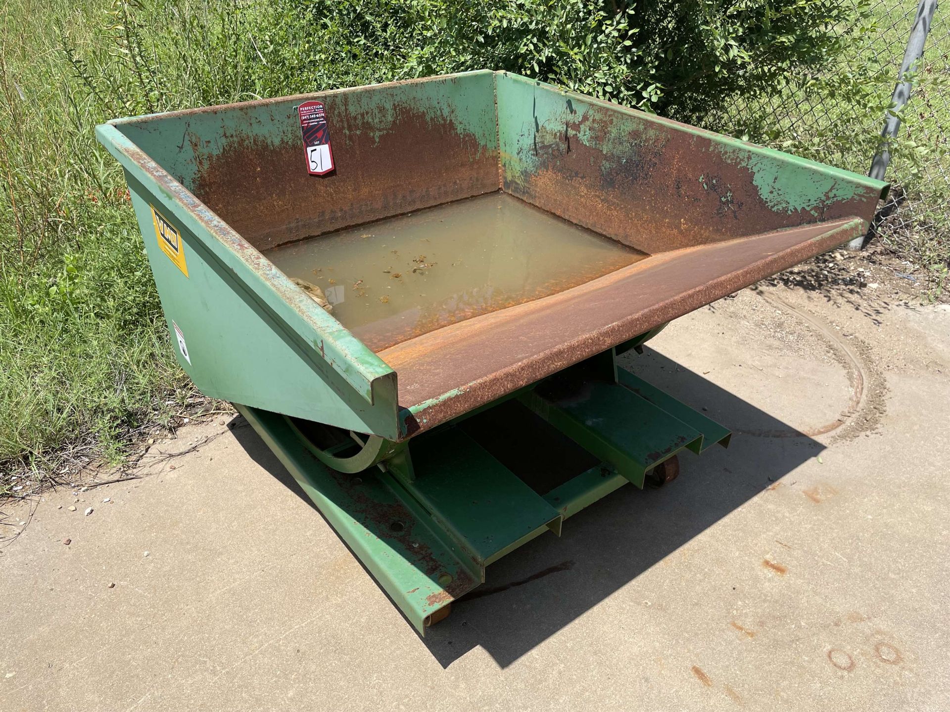 Vulcan 1/2 Yd. Self Dumping Hopper (Located at 4200 West Harry St., Wichita, KS 67209)