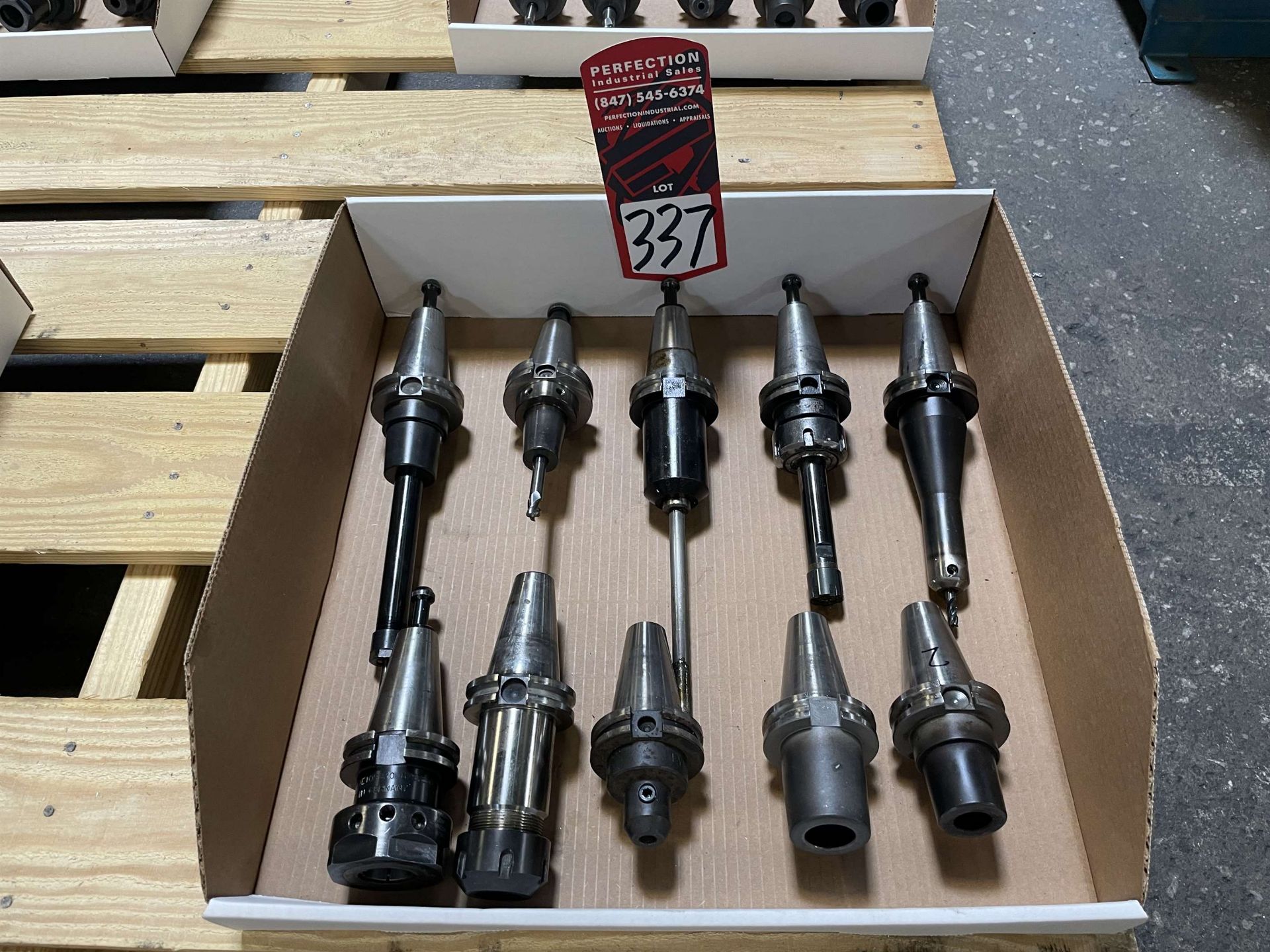 Lot of (10) CAT 40 Tool Holders (Located at 4200 West Harry St., Wichita, KS 67209)