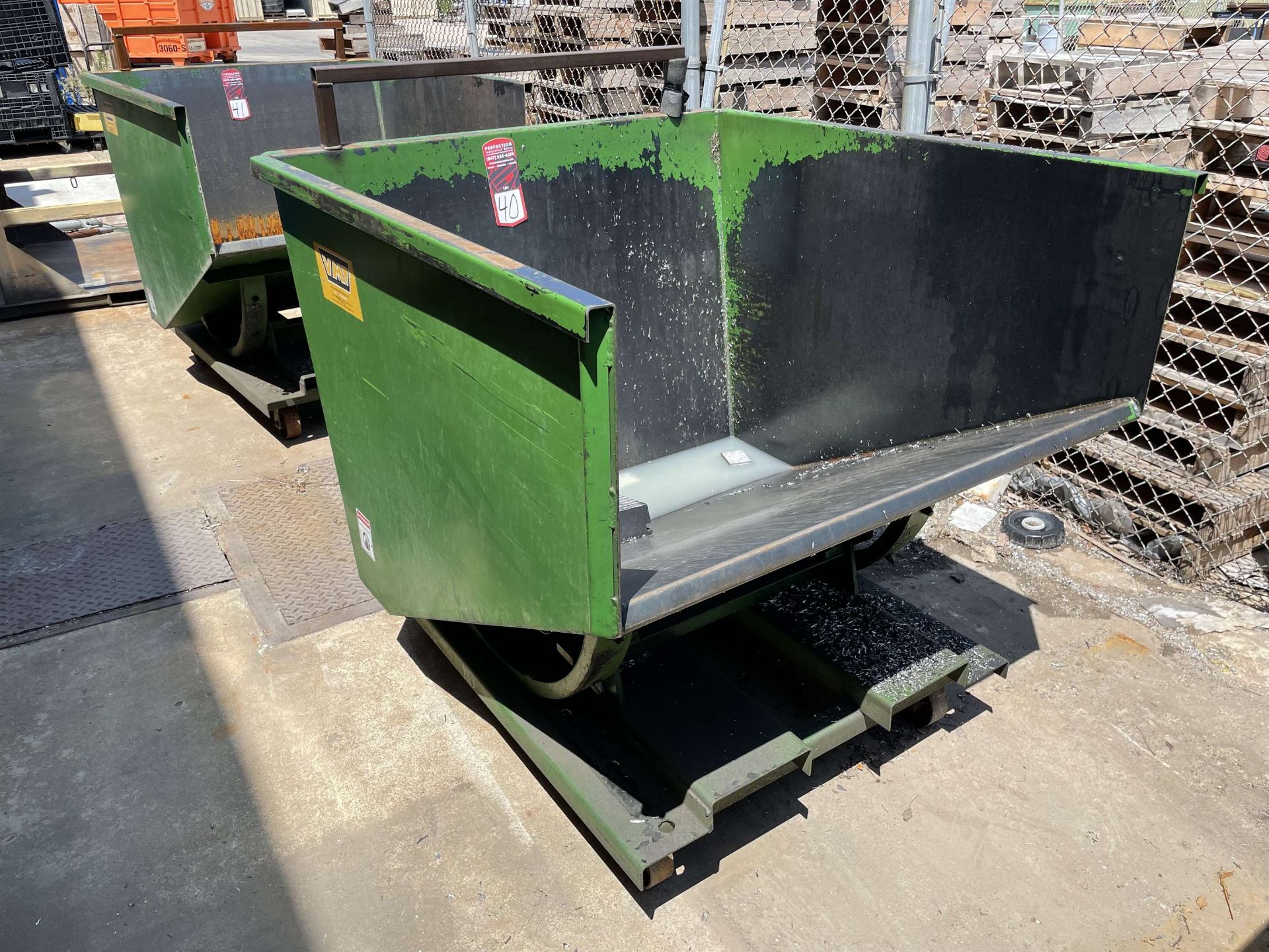 Vulcan 1 Yd. Self Dumping Hopper (Located at 4200 West Harry St., Wichita, KS 67209)