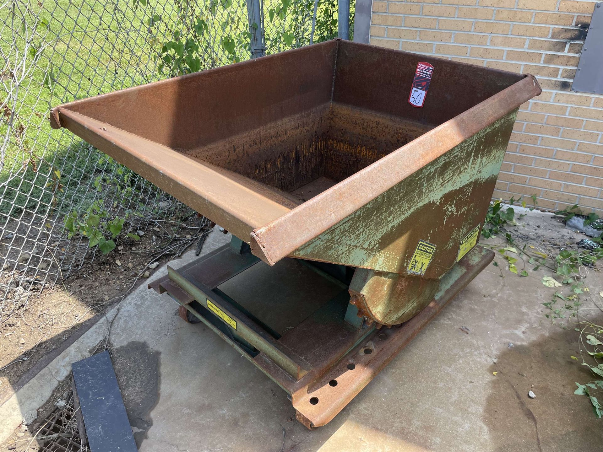 Vulcan 1/2 Yd. Self Dumping Hopper (Located at 4200 West Harry St., Wichita, KS 67209)