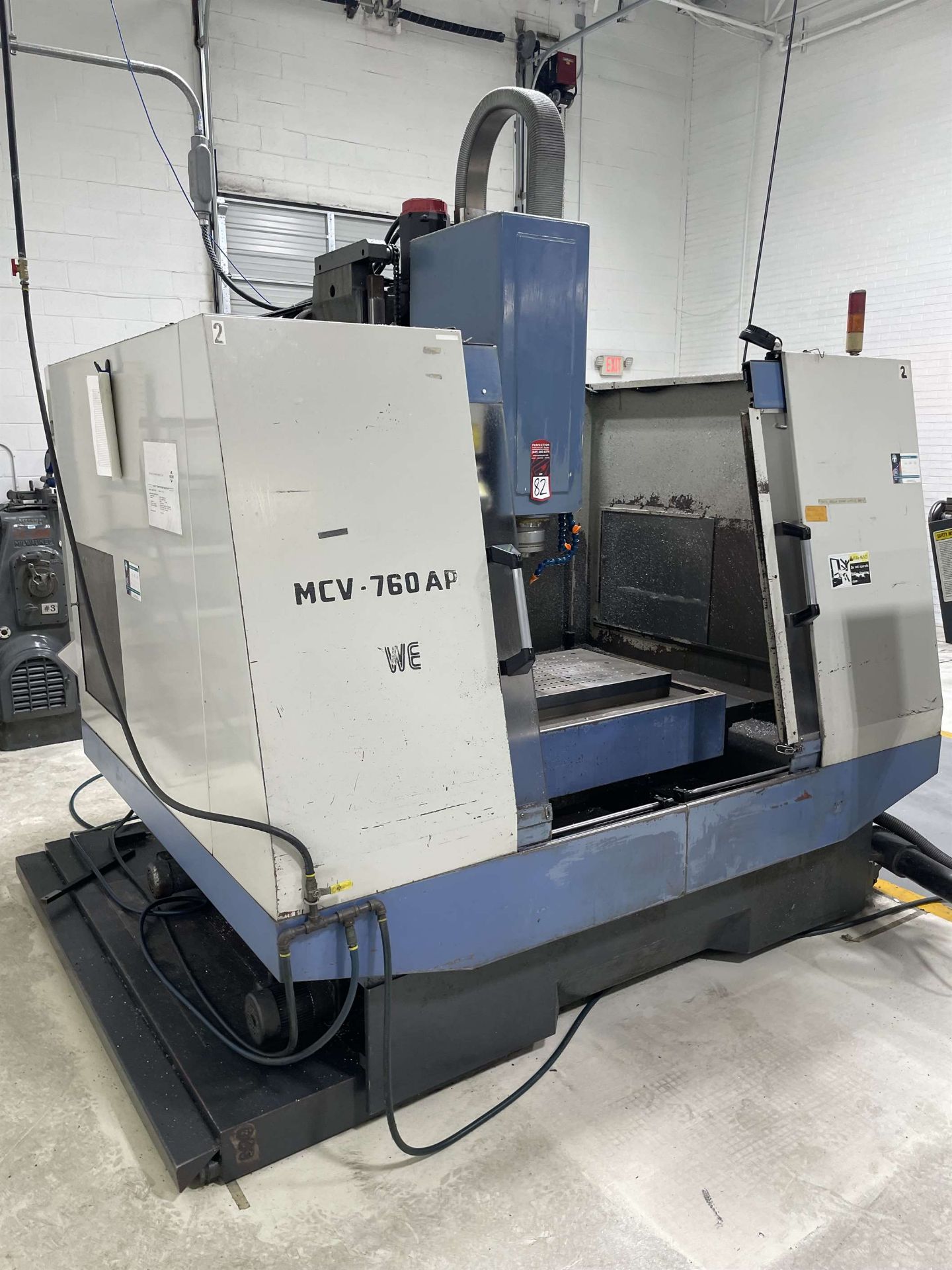 LEADWELL MCV760AP Vertical Machining Center, s/n L19102021 w/ FANUC OMF Control, 20” x 39” Table, BT - Image 2 of 8