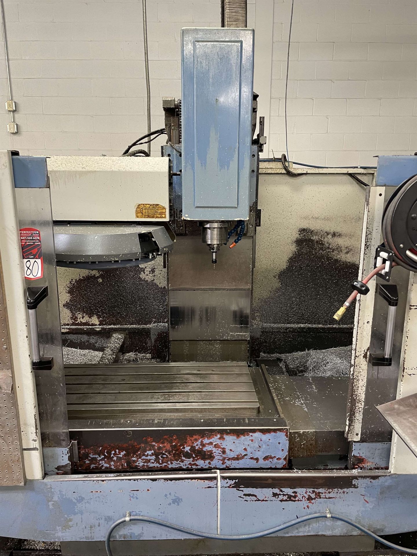 LEADWELL MVC-1000AP Vertical Machining Center, s/n L19106022, w/ FANUC O-M Control, 19” x 47” Table, - Image 5 of 8