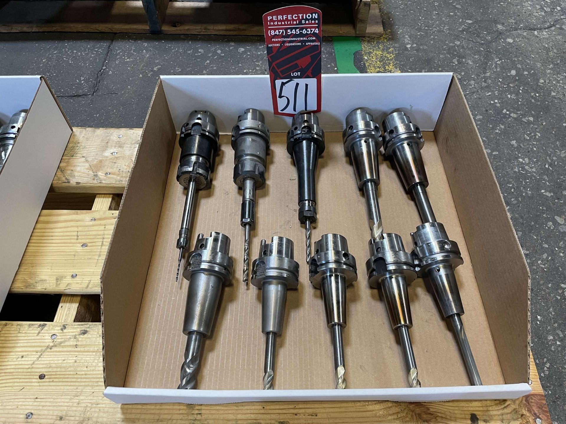Lot of (10) HSK 63 Tool Holders (Located at 4200 West Harry St., Wichita, KS 67209)
