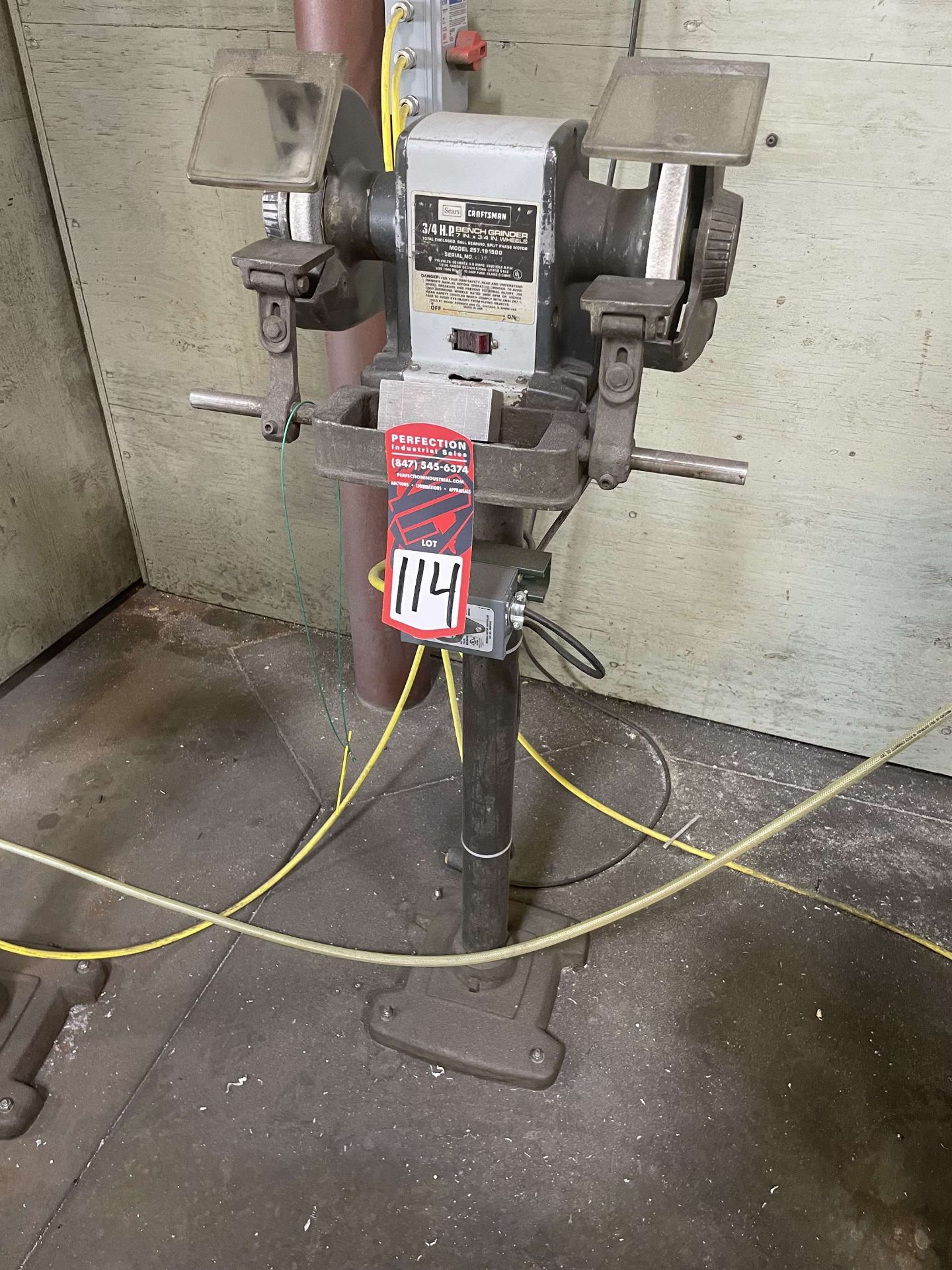 Craftsman 7" Pedestal Grinder (Located at 2520 South Sheridan Ave, Wichita, KS 67217)